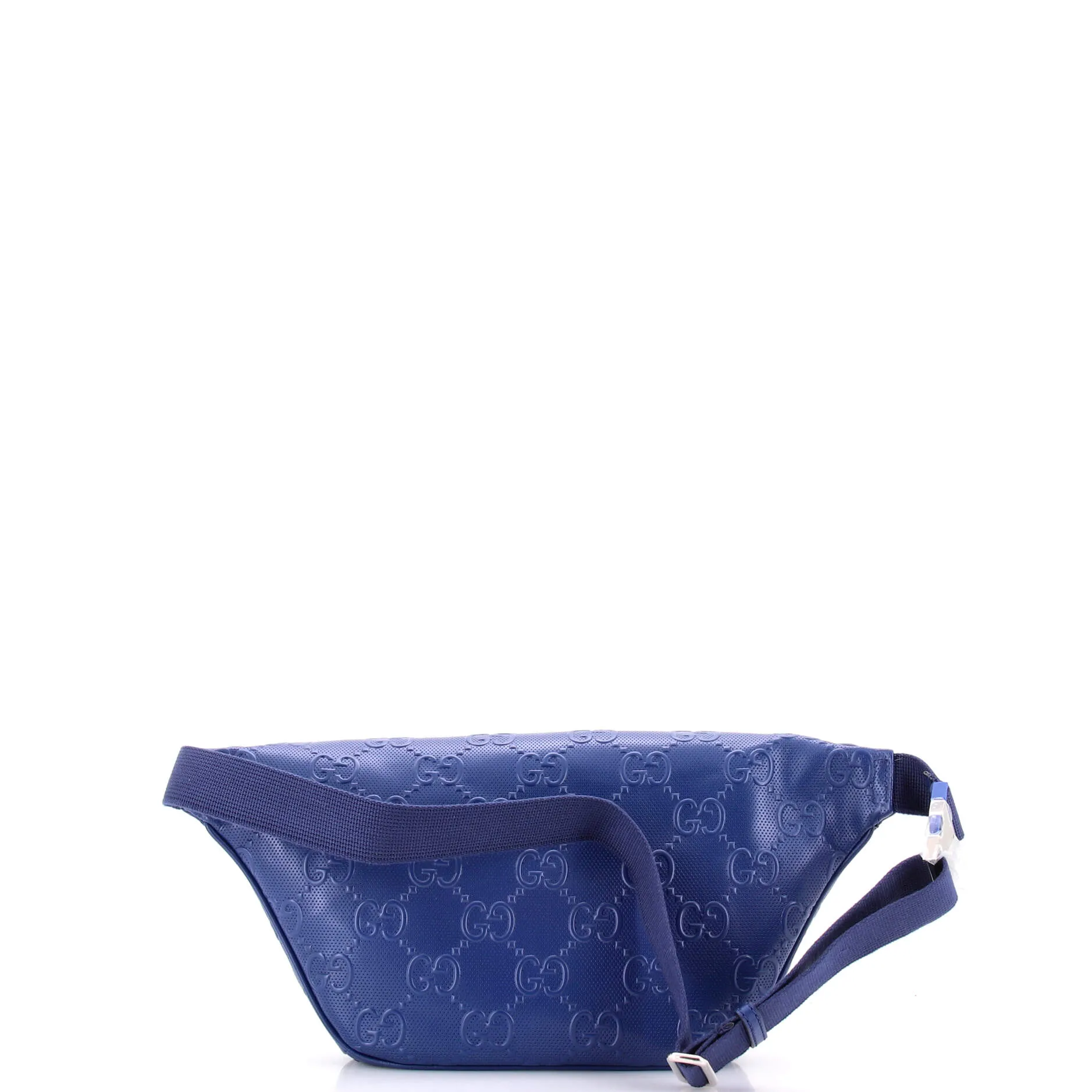 Pre-Loved Gucci Front Pocket Belt Bag GG Embossed Perforated Leather sold by Zulily product image thumbnail 3
