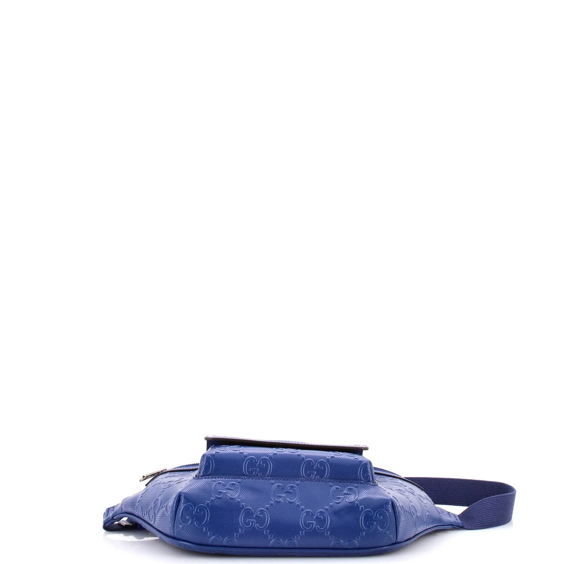Pre-Loved Gucci Front Pocket Belt Bag GG Embossed Perforated Leather sold by Zulily product image thumbnail 4