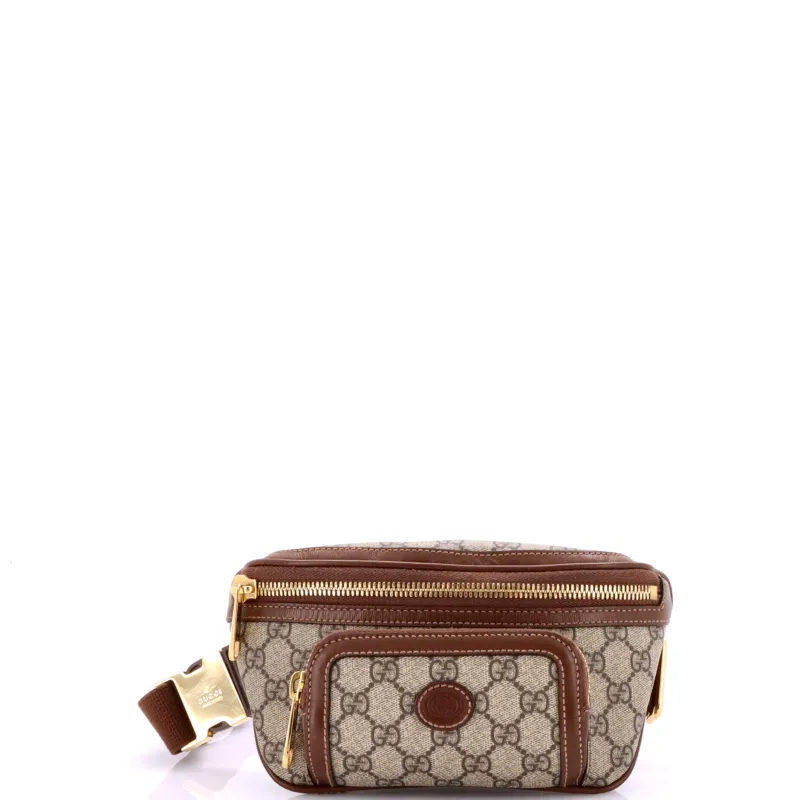 Pre-Loved Gucci Interlocking G Patch Belt Bag GG Coated Canvas sold by Zulily