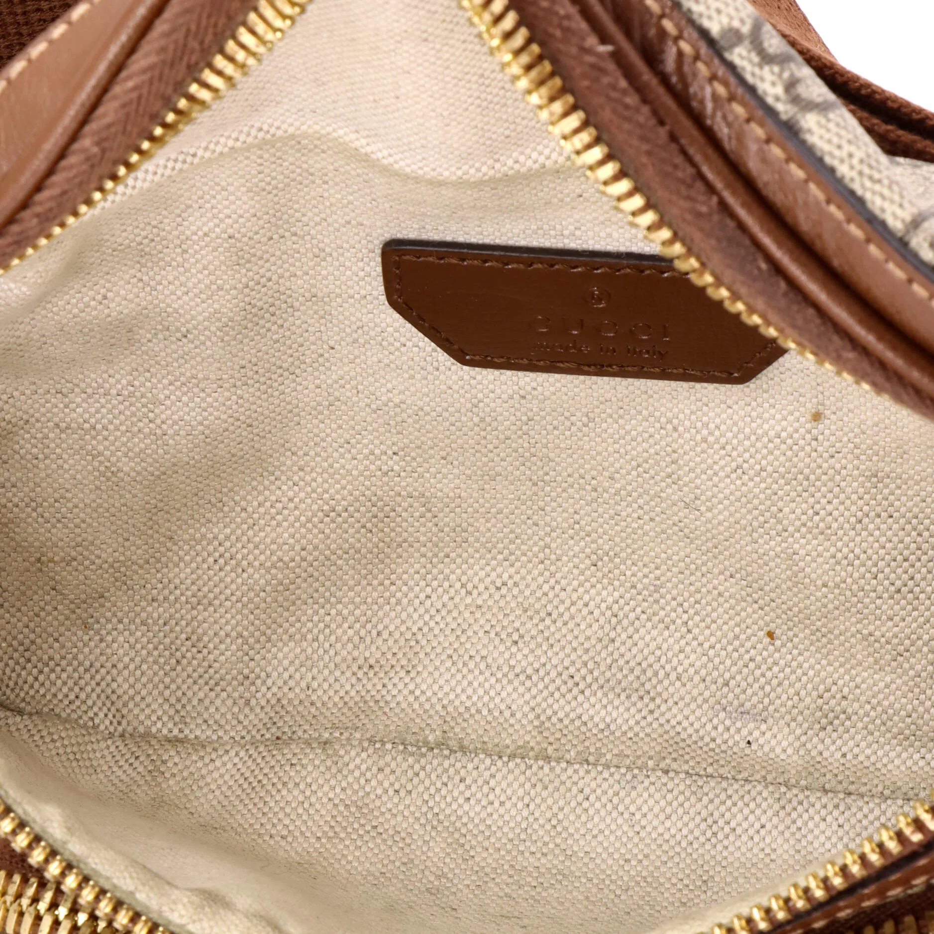 Pre-Loved Gucci Interlocking G Patch Belt Bag GG Coated Canvas sold by Zulily product image thumbnail 5
