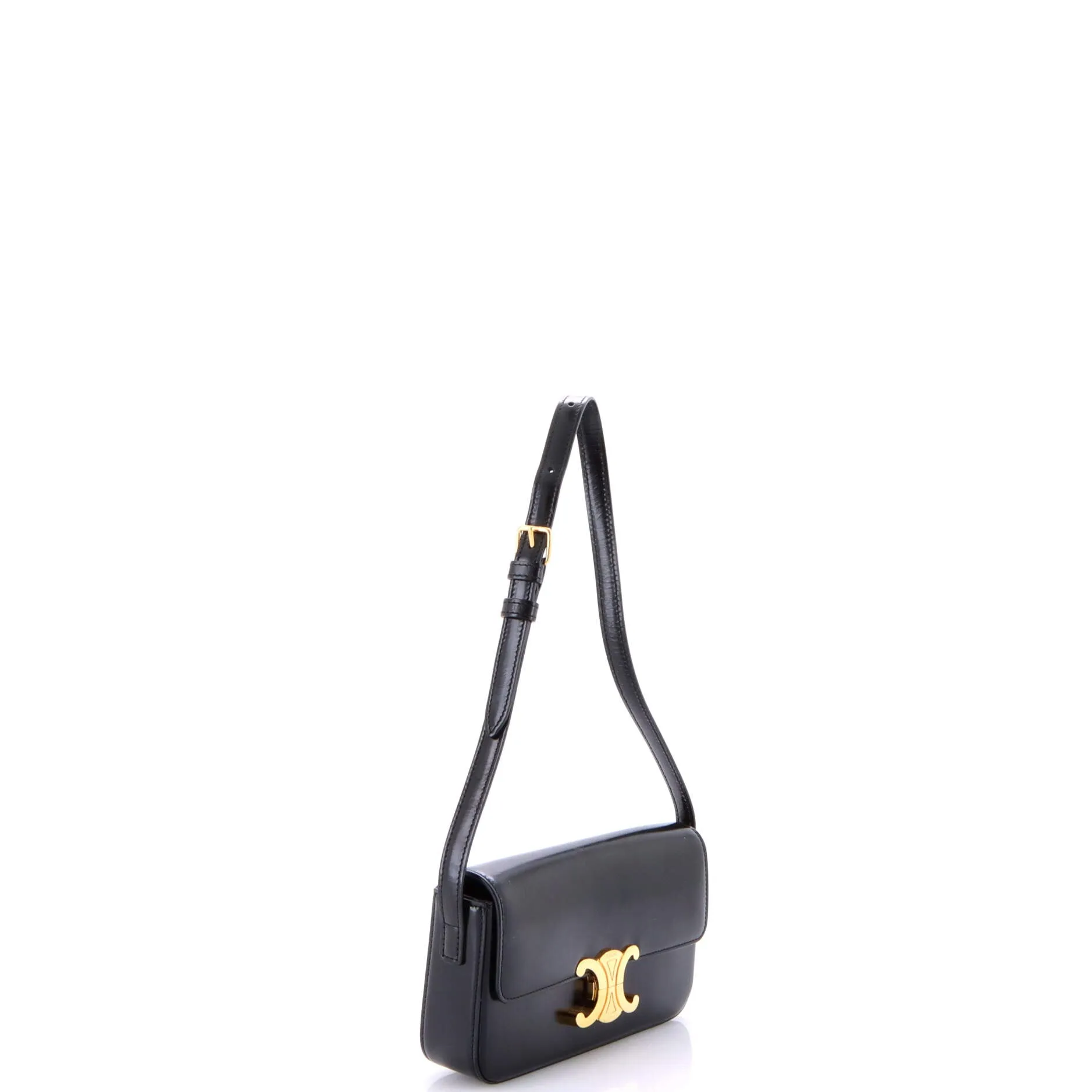Pre-Loved Celine Triomphe East-West Shoulder Bag Smooth Calfskin sold by Zulily product image thumbnail 2