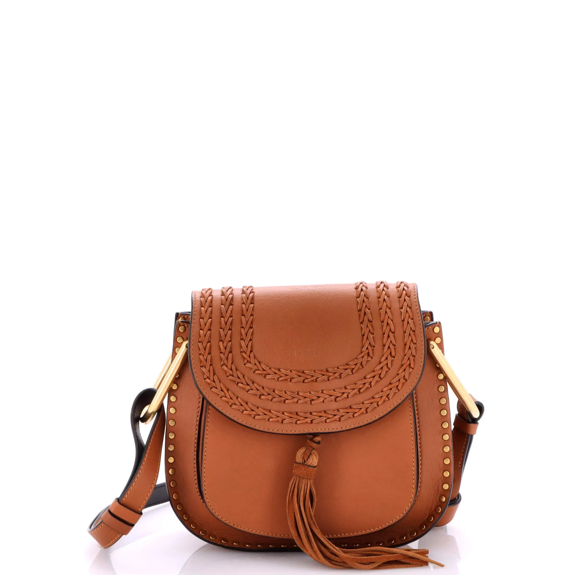 Pre-Loved Chloe Hudson Handbag Whipstitch Leather Small sold by Zulily