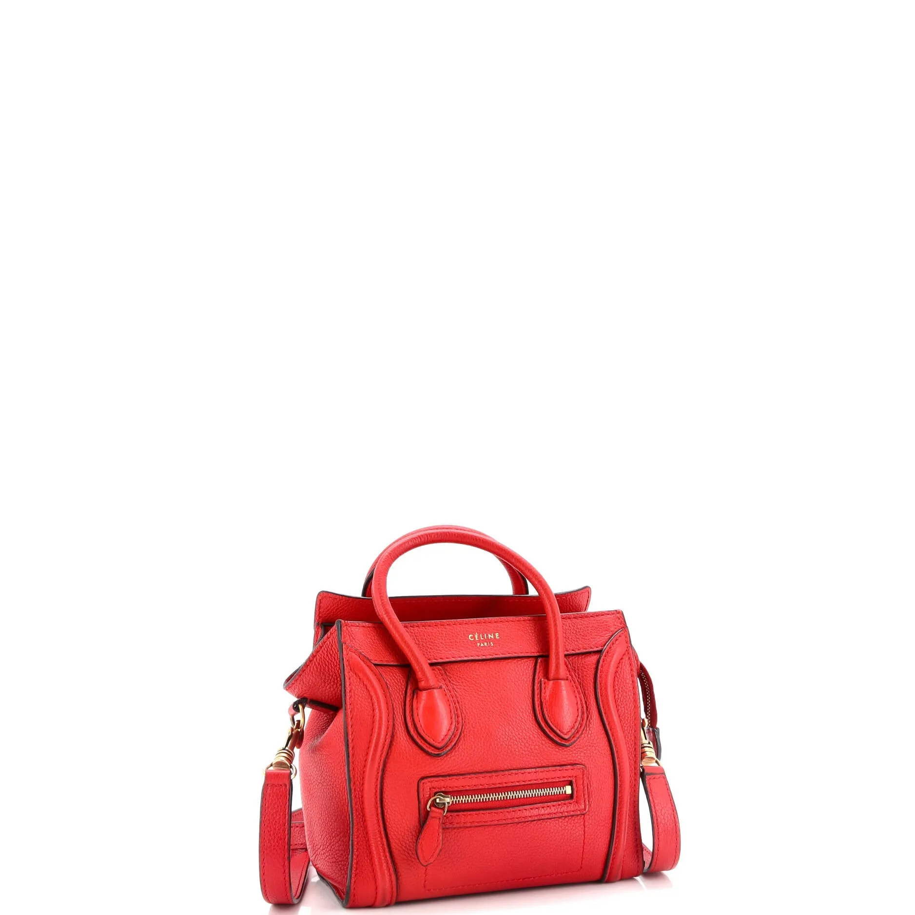 Pre-Loved Celine Luggage Bag Grainy Leather Nano sold by Zulily product image thumbnail 2