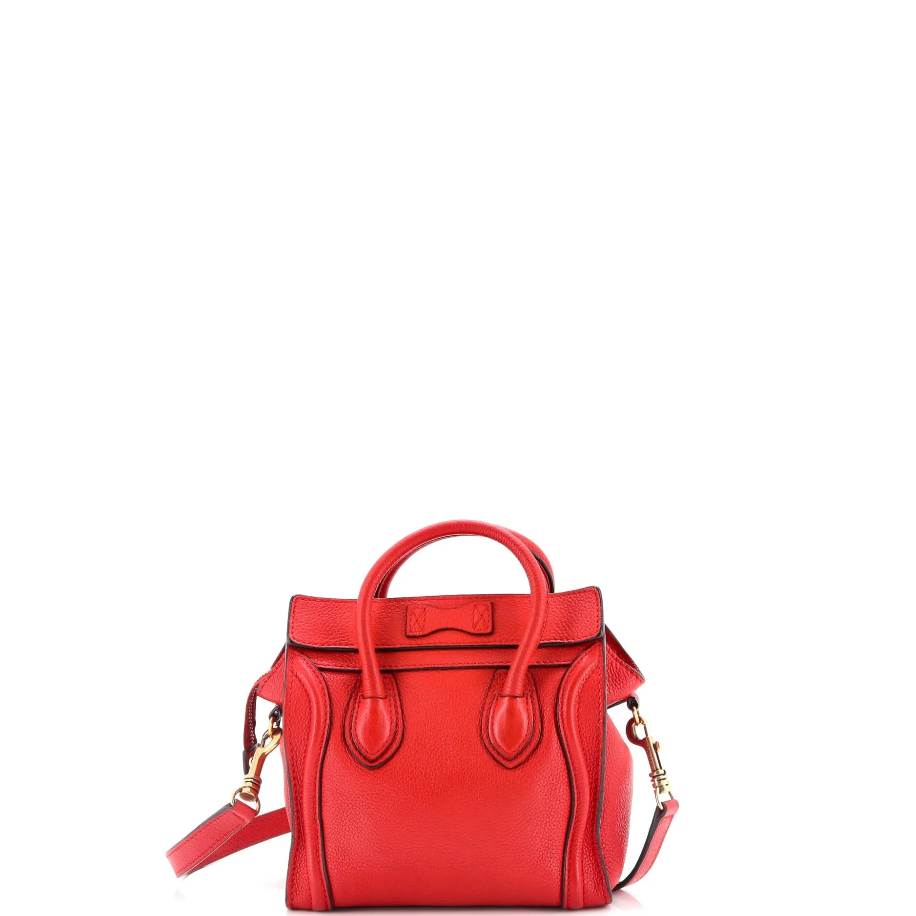 Pre-Loved Celine Luggage Bag Grainy Leather Nano sold by Zulily product image thumbnail 3