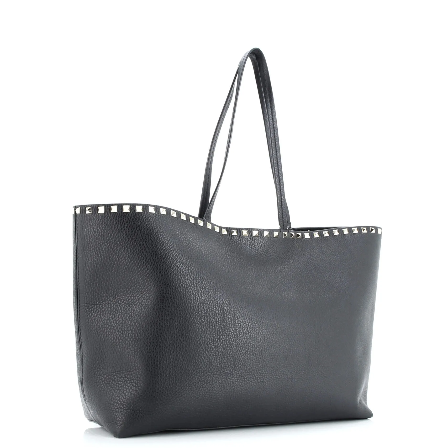 Pre-Loved Valentino Rockstud Shopper Tote Leather Large sold by Zulily product image thumbnail 4