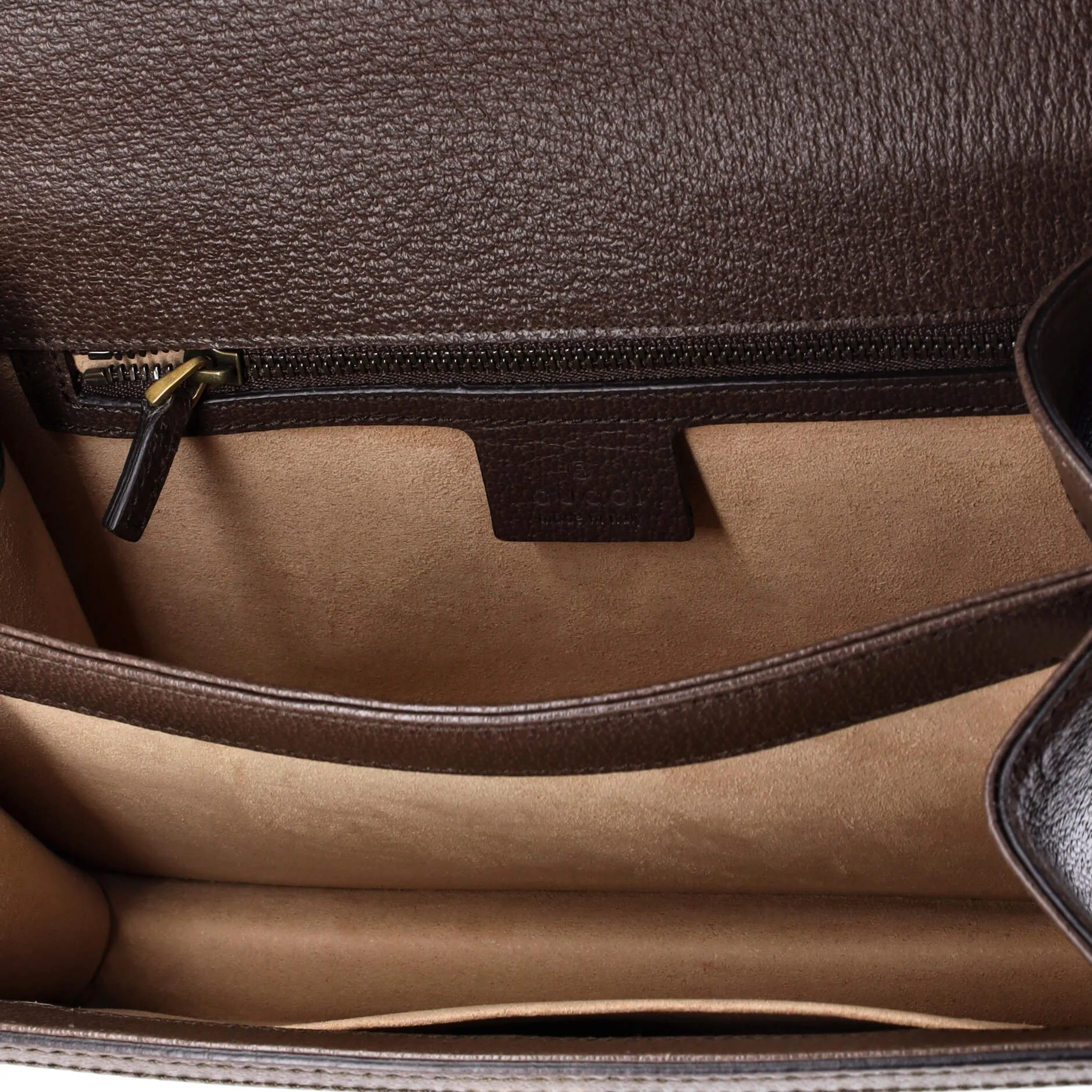 Pre-Loved Gucci Ophidia Flap Top Handle Bag GG Coated Canvas Small sold by Zulily product image thumbnail 5