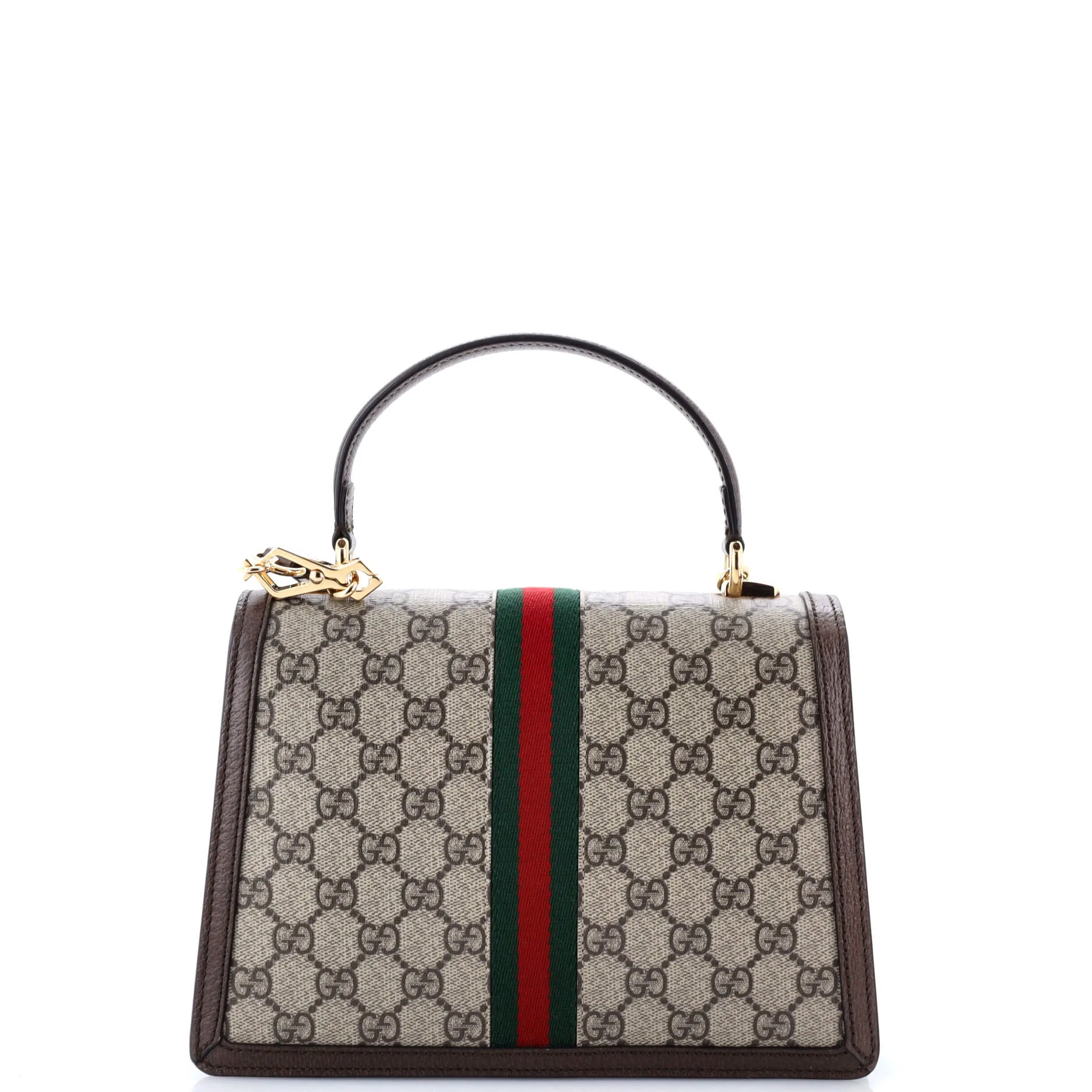 Pre-Loved Gucci Ophidia Flap Top Handle Bag GG Coated Canvas Small sold by Zulily product image thumbnail 3
