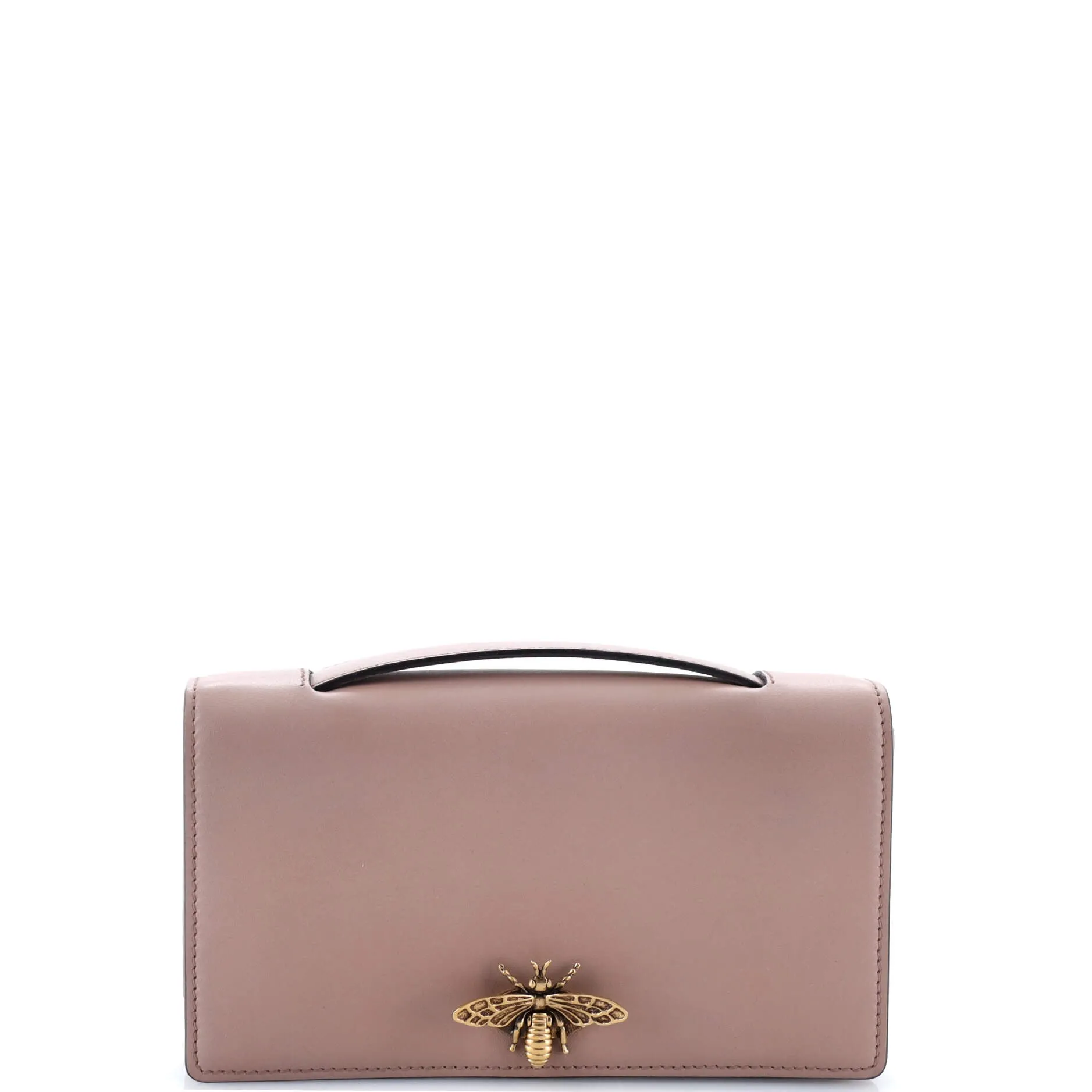 Pre-Loved Christian Dior Bee Clutch Leather sold by Zulily