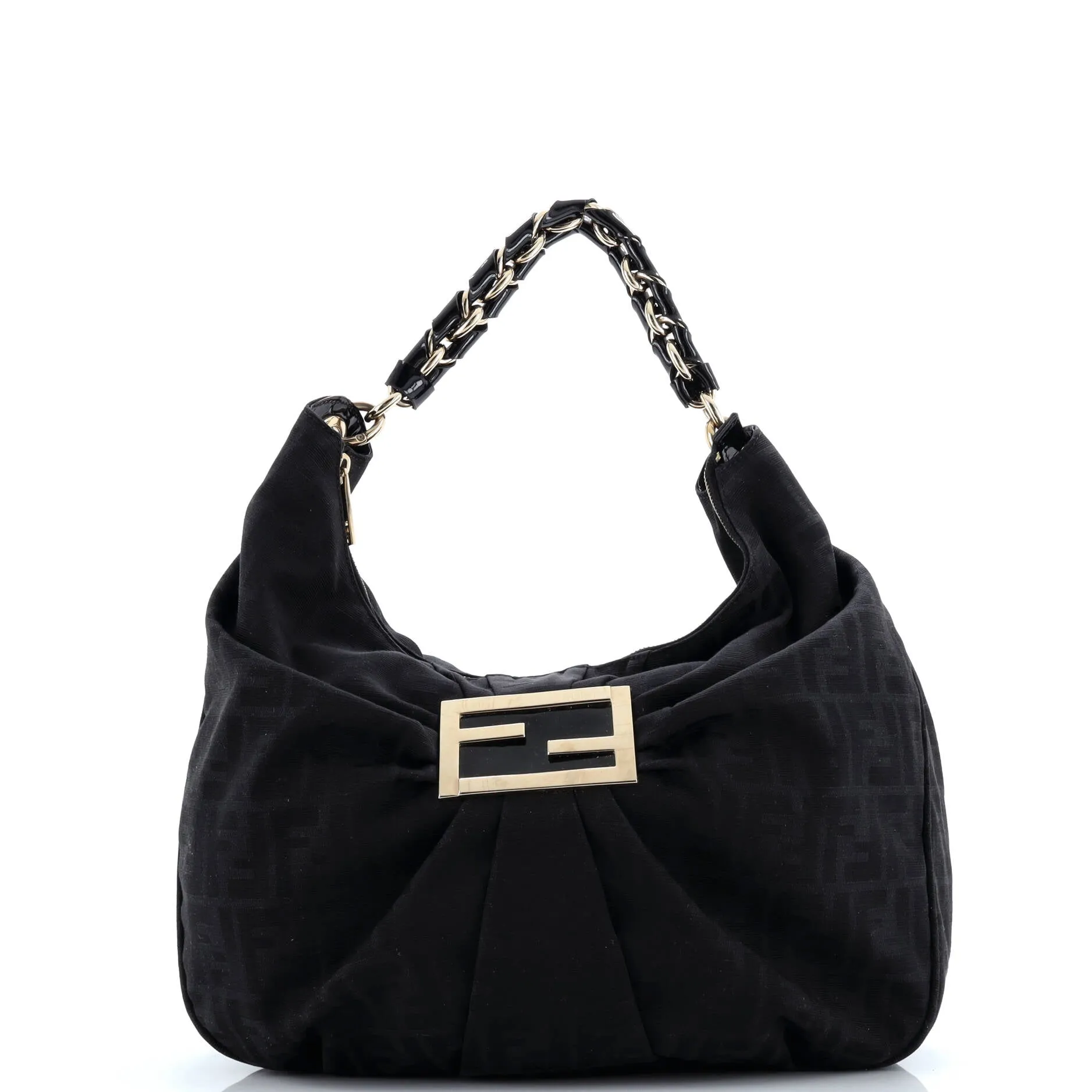 Pre-Loved Fendi Mia Hobo Zucca Canvas Large sold by Zulily