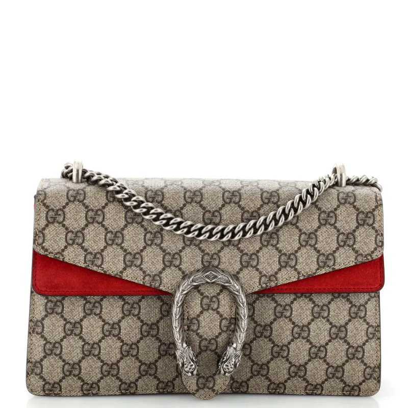 Pre-Loved Gucci Dionysus Bag GG Coated Canvas Small sold by Zulily
