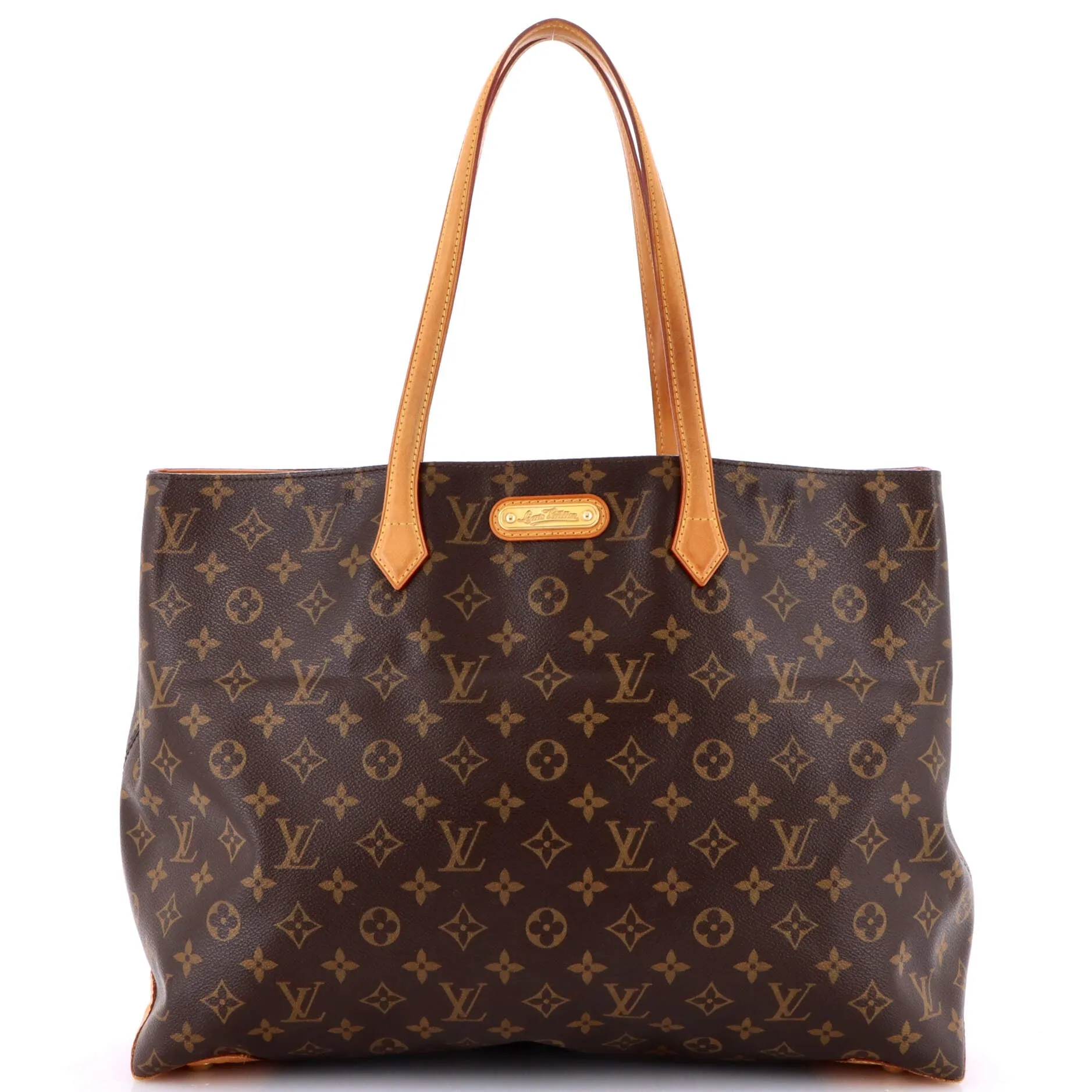 Pre-Loved Louis Vuitton Wilshire Handbag Monogram Canvas GM sold by Zulily