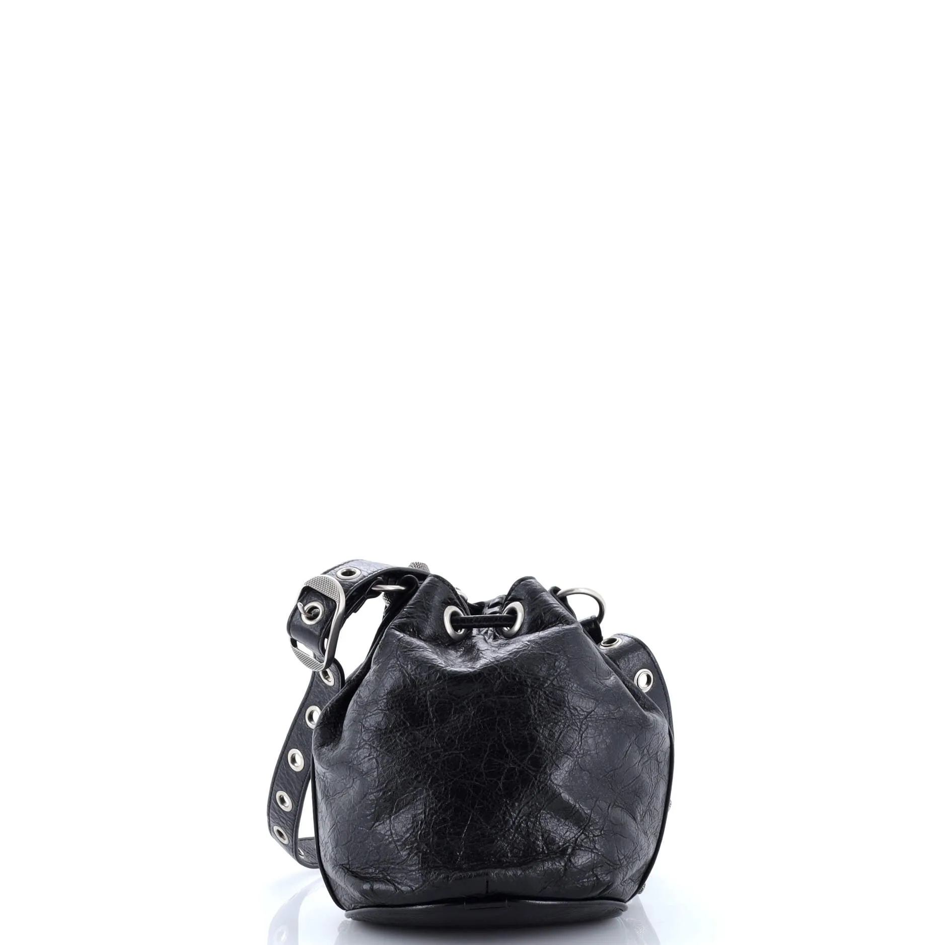Pre-Loved Balenciaga Le Cagole Giant Studs Bucket Bag Leather XS sold by Zulily product image thumbnail 4