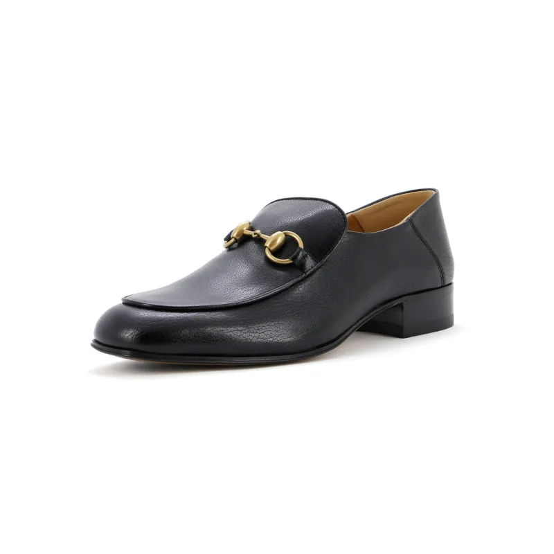 Pre-Loved Gucci Women's Horsebit Mid-Heel Loafers Leather sold by Zulily