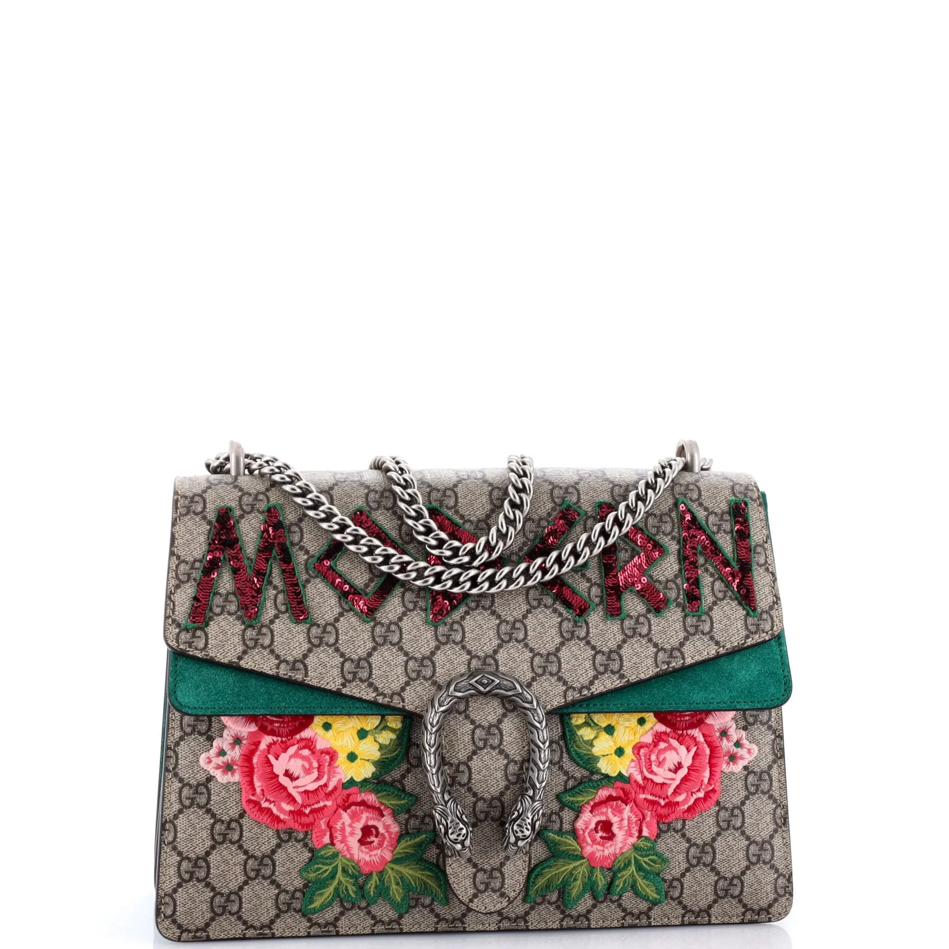Pre-Loved Gucci Dionysus Bag Embellished GG Coated Canvas Medium sold by Zulily product image thumbnail 2