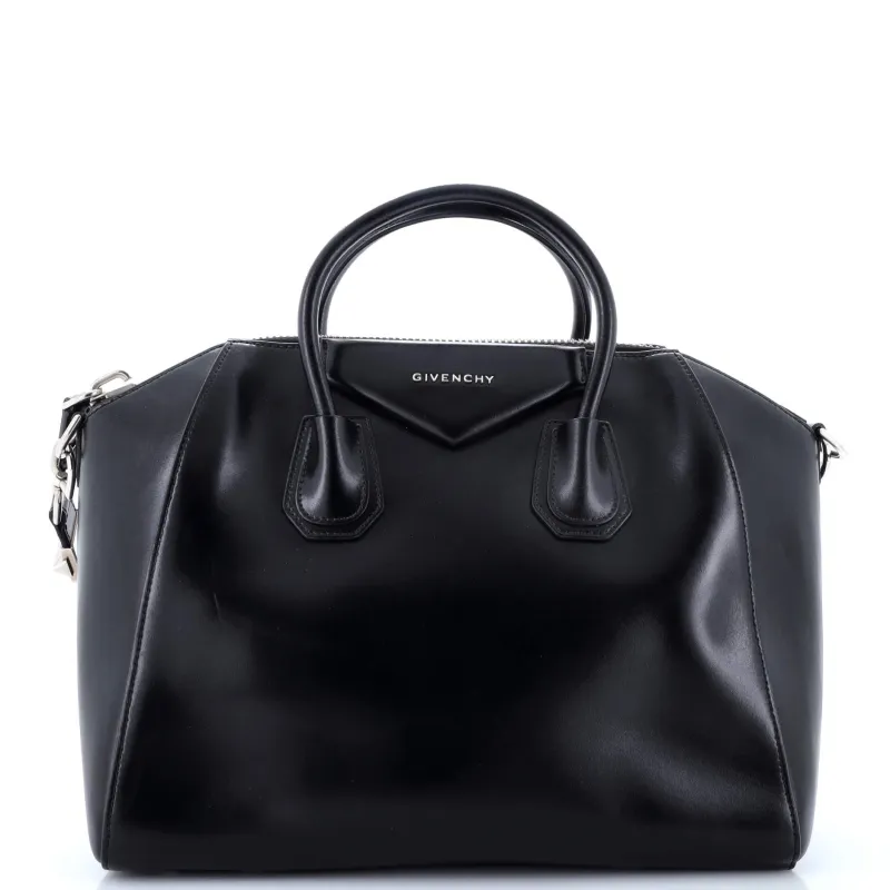 Pre-Loved Givenchy Antigona Bag Glazed Leather Medium sold by Zulily