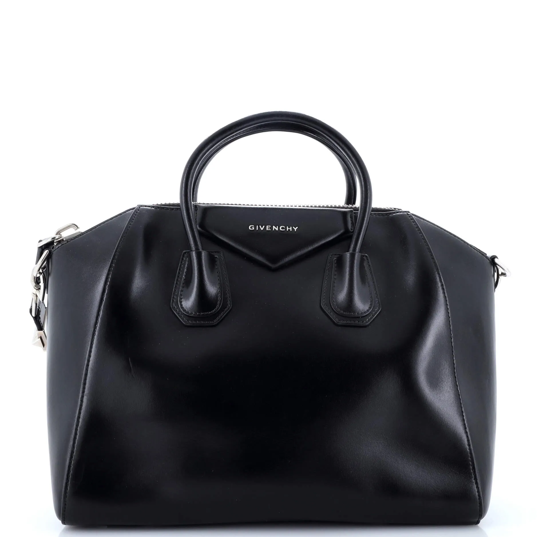 Pre-Loved Givenchy Antigona Bag Glazed Leather Medium sold by Zulily