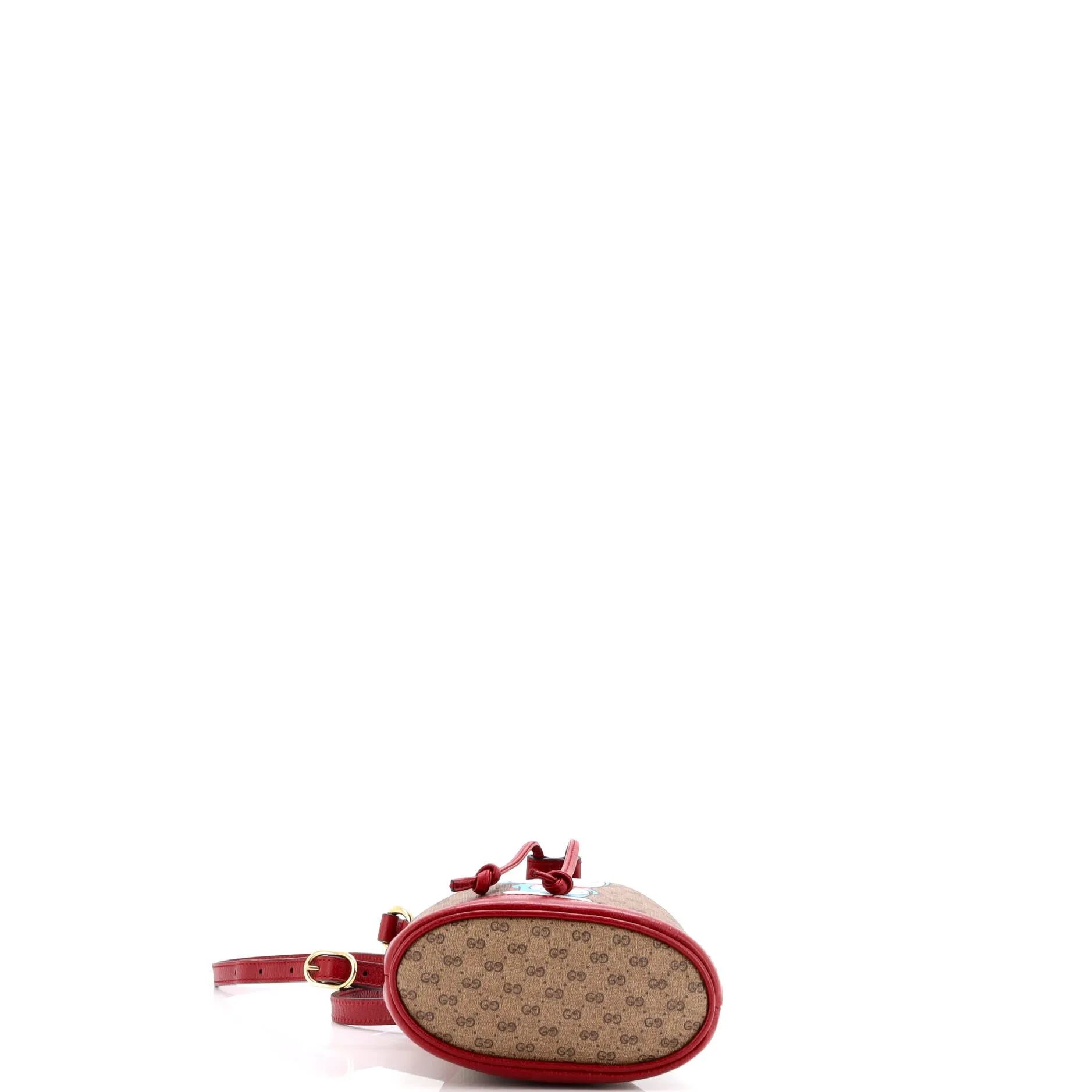 Pre-Loved Gucci Doraemon Bucket Bag Printed Mini GG Coated Canvas Mini sold by Zulily product image thumbnail 4