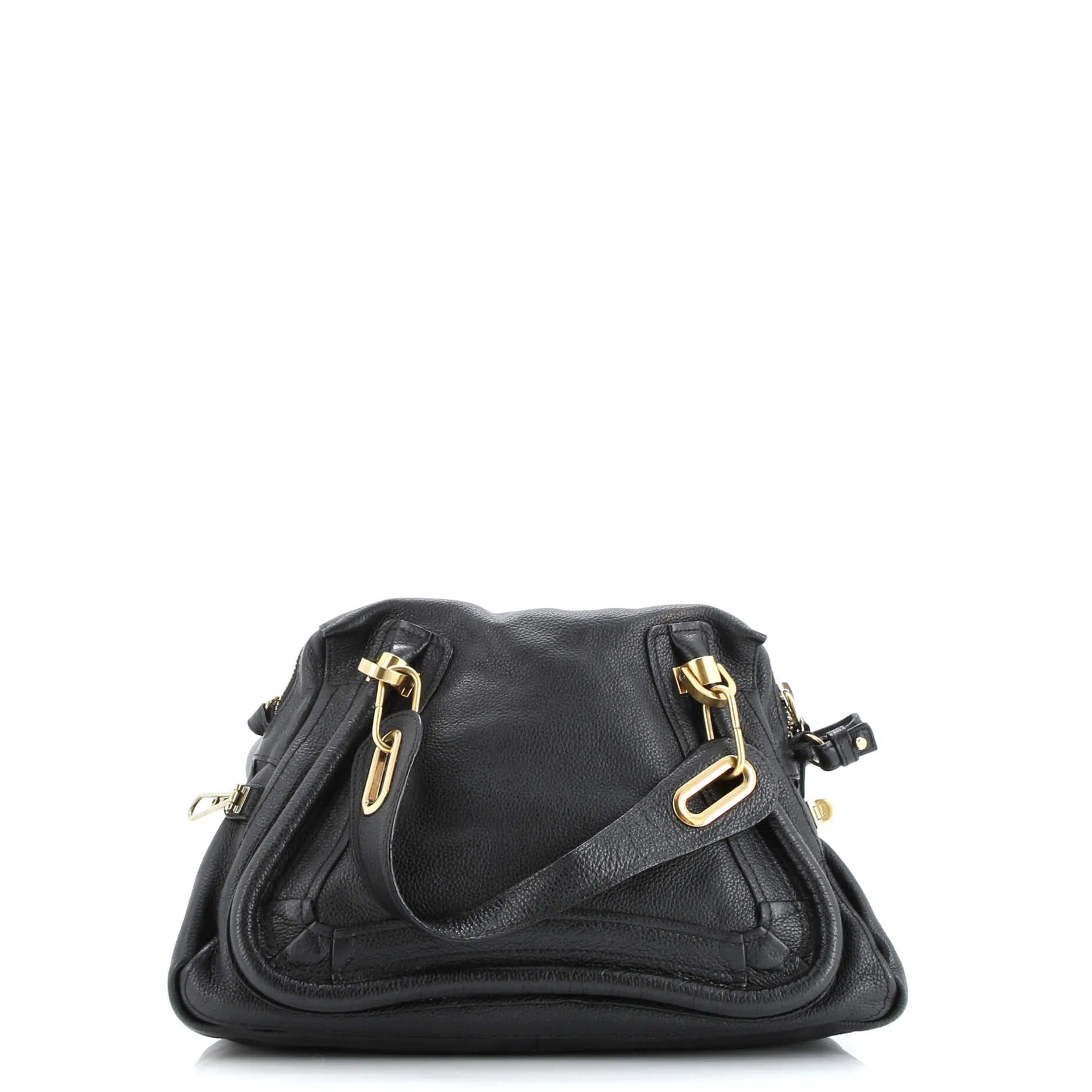 Pre-Loved Chloe Paraty Top Handle Bag Leather Medium sold by Zulily product image thumbnail 3