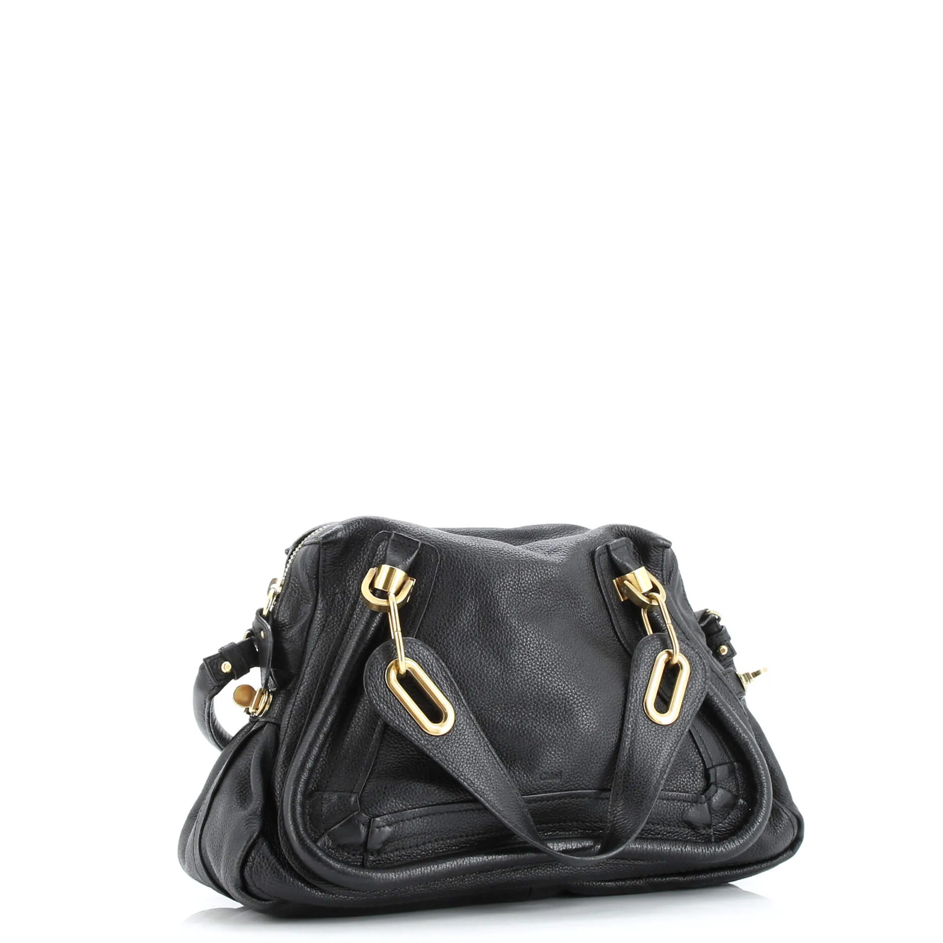 Pre-Loved Chloe Paraty Top Handle Bag Leather Medium sold by Zulily product image thumbnail 2