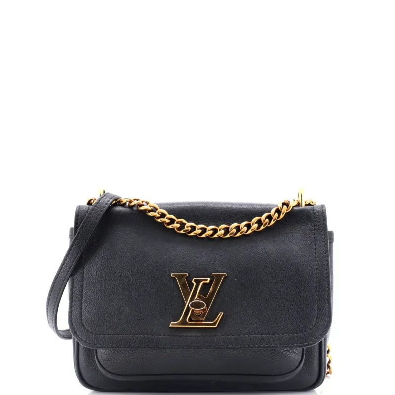 Pre-Loved Louis Vuitton Lockme Chain Bag Leather sold by Zulily