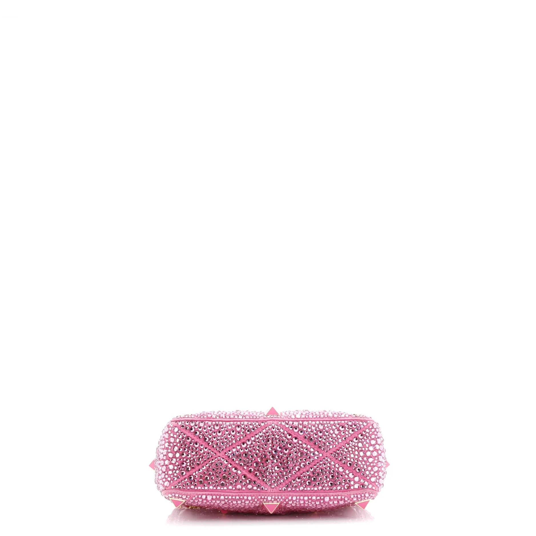 Pre-Loved Valentino Roman Stud Flap Bag Embellished Suede Medium sold by Zulily product image thumbnail 4