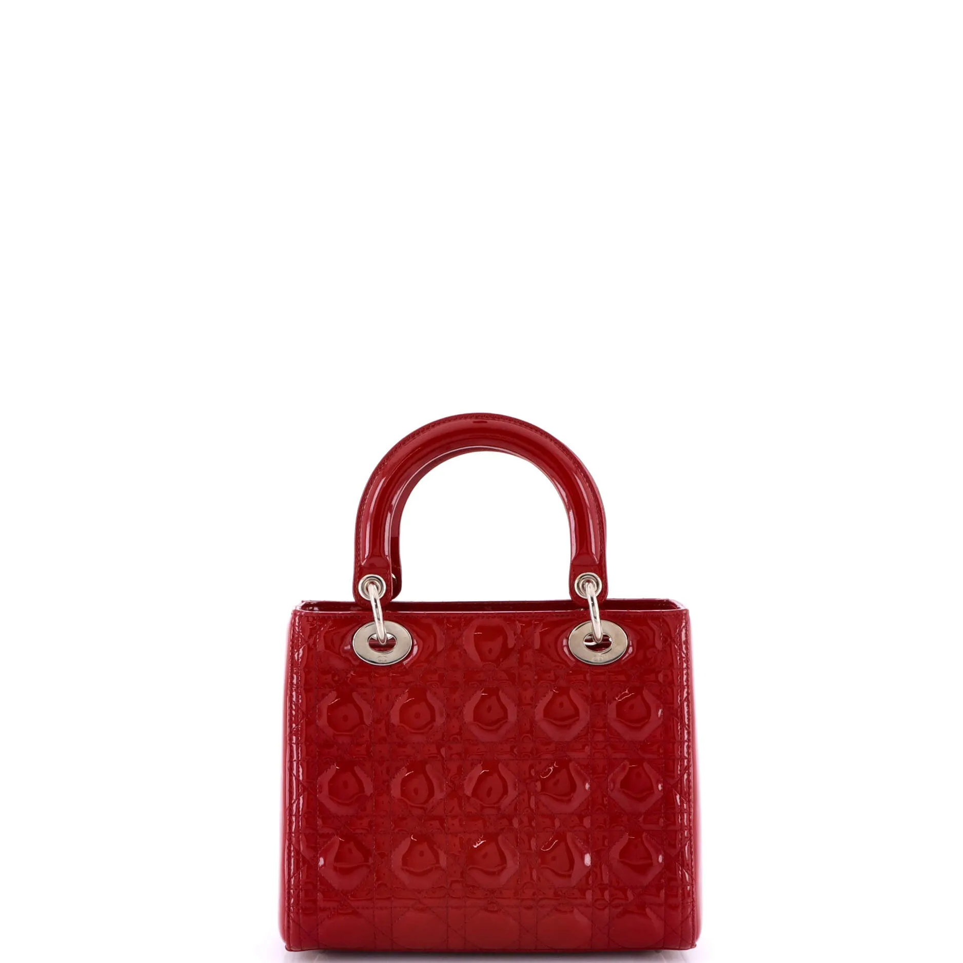 Pre-Loved Christian Dior Lady Dior Bag Cannage Quilt Patent Medium sold by Zulily product image thumbnail 3
