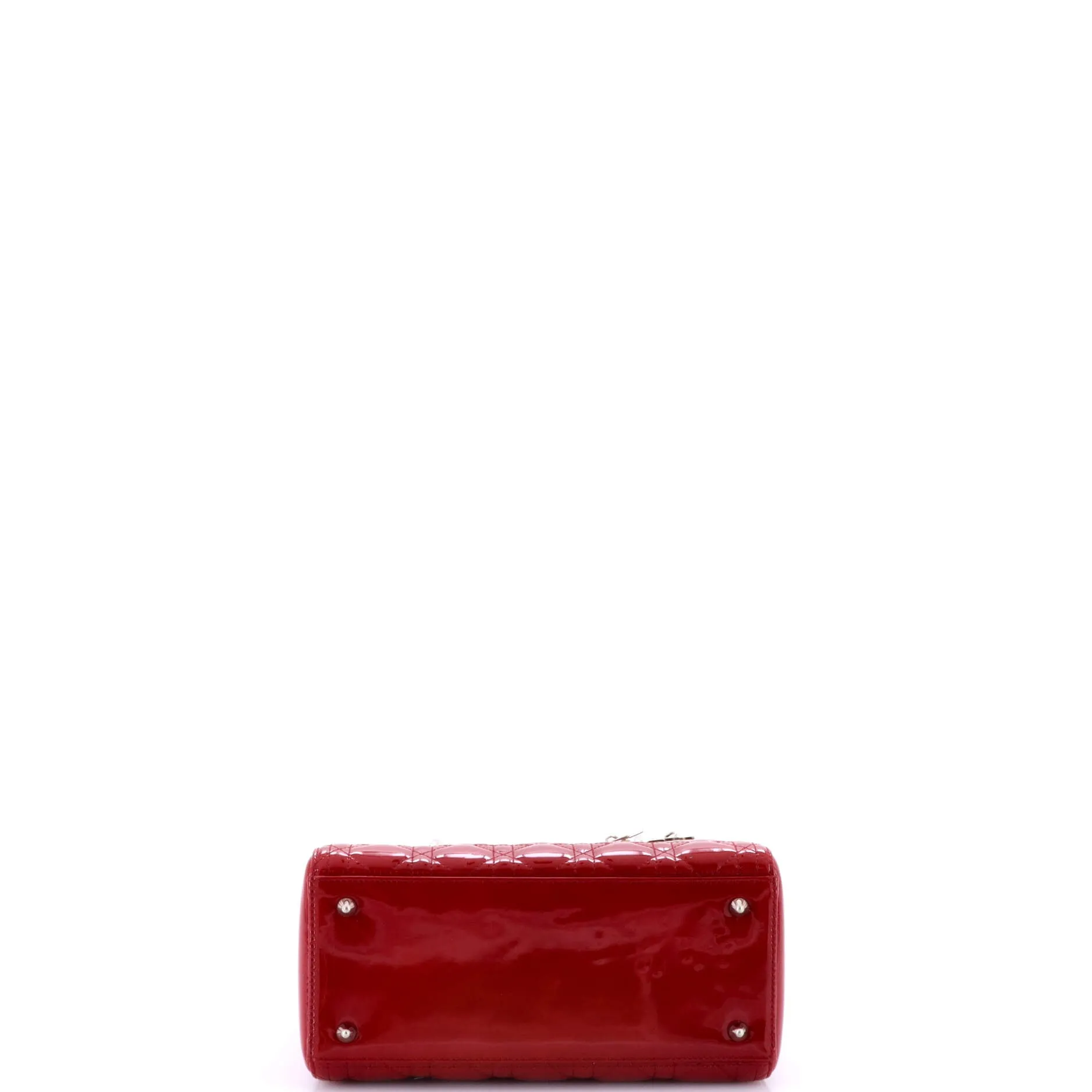 Pre-Loved Christian Dior Lady Dior Bag Cannage Quilt Patent Medium sold by Zulily product image thumbnail 4
