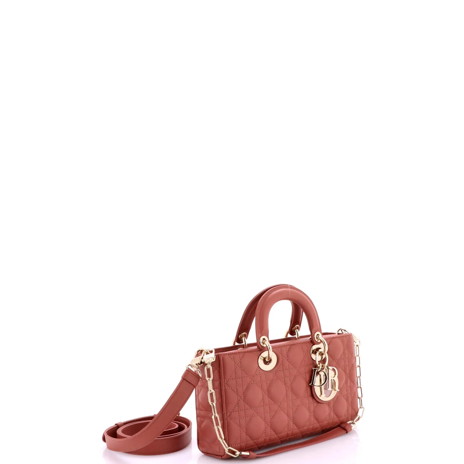 Pre-Loved Christian Dior Lady D-Joy Bag Cannage Quilt Lambskin Medium sold by Zulily product image thumbnail 2