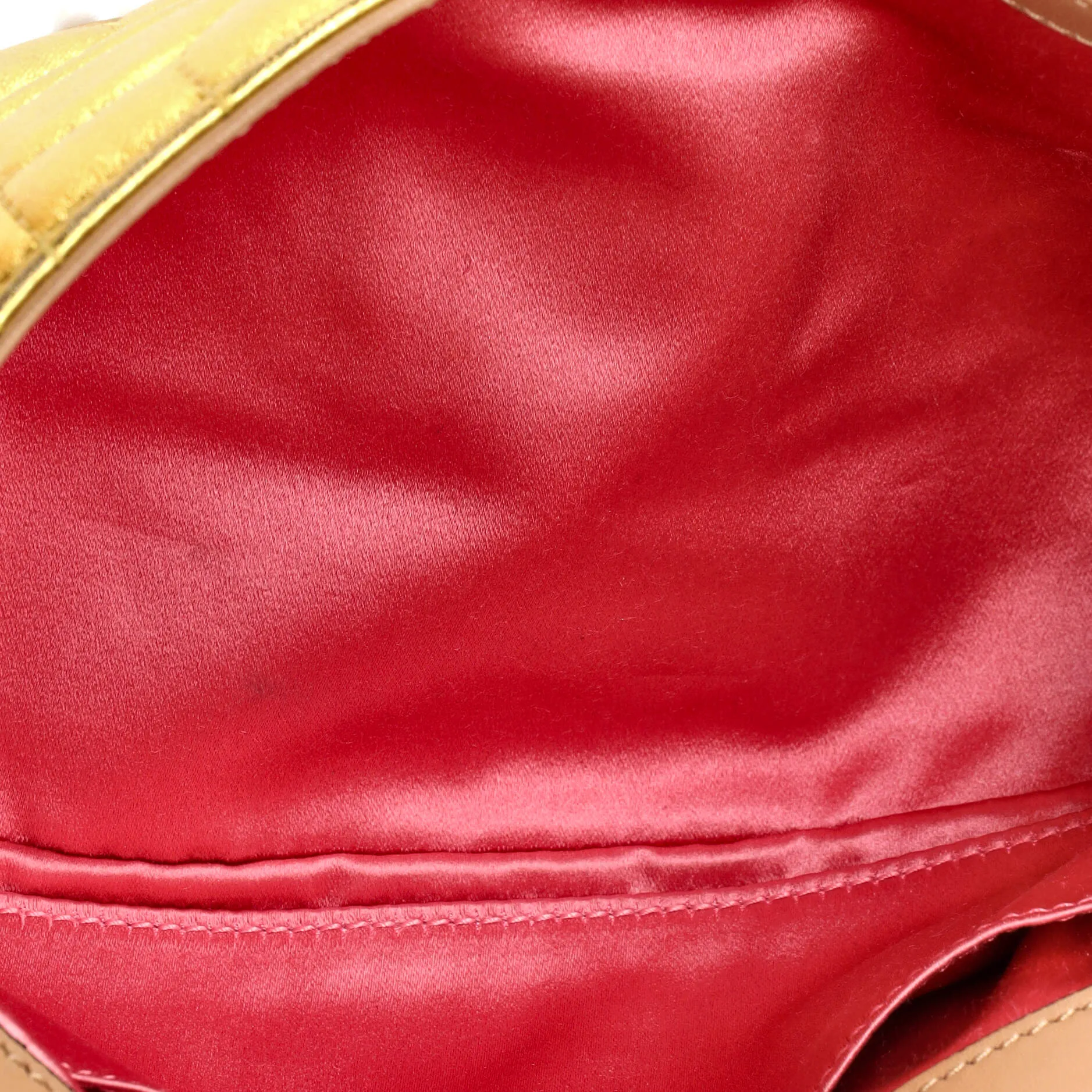 Pre-Loved Gucci Pearly GG Marmont Flap Bag Embellished Matelasse Leather Small sold by Zulily product image thumbnail 5