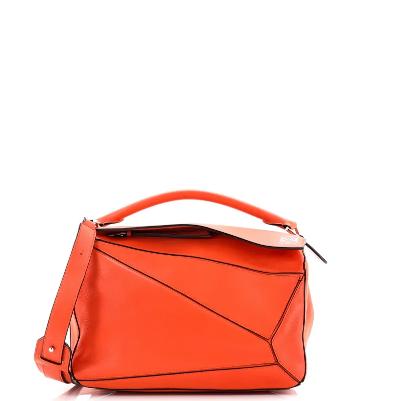 Pre-Loved Loewe Puzzle Bag Leather Medium sold by Zulily