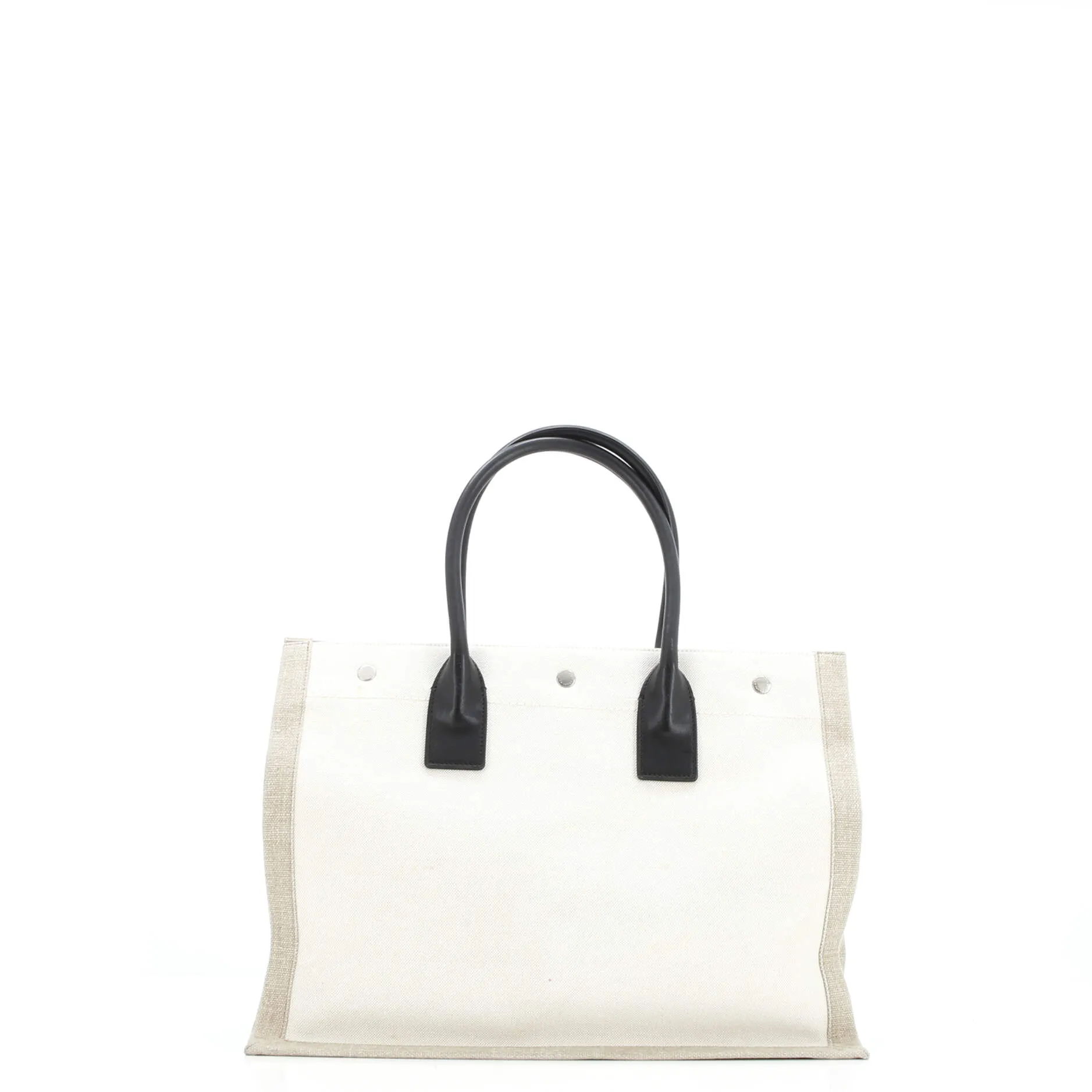 Pre-Loved Saint Laurent Rive Gauche Shopper Tote Canvas Small sold by Zulily product image thumbnail 3