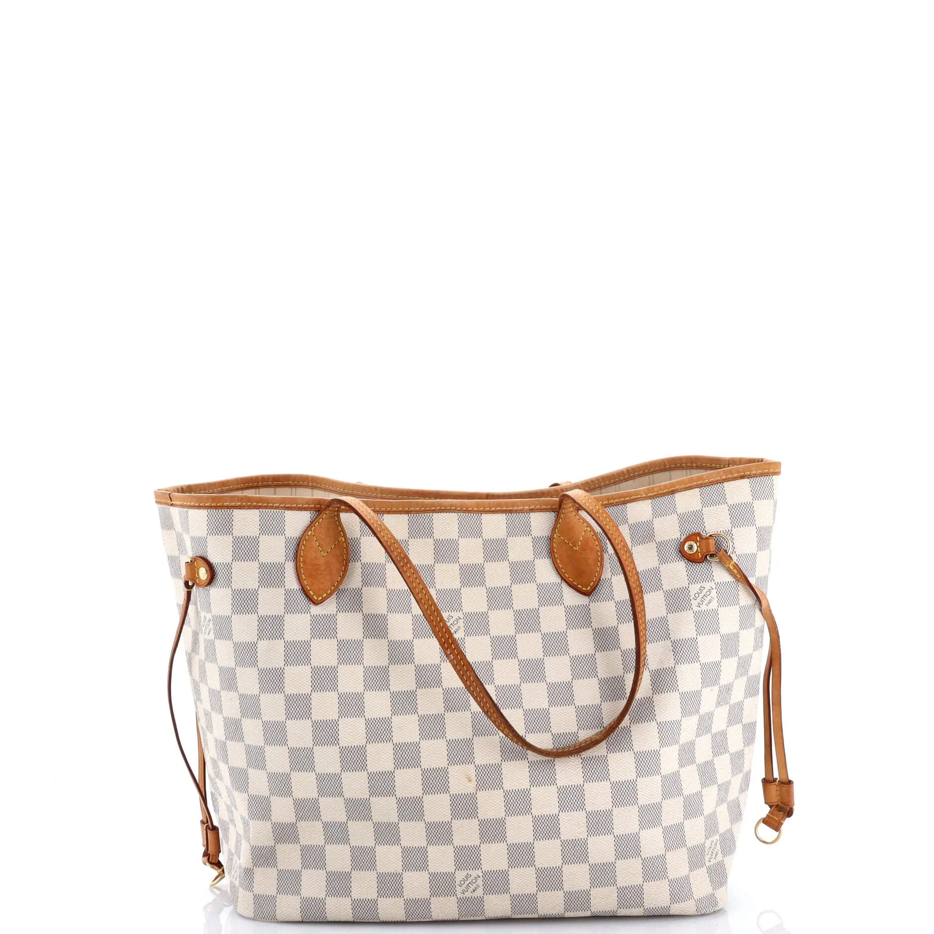 Pre-Loved Louis Vuitton Neverfull NM Tote Damier MM sold by Zulily product image thumbnail 3