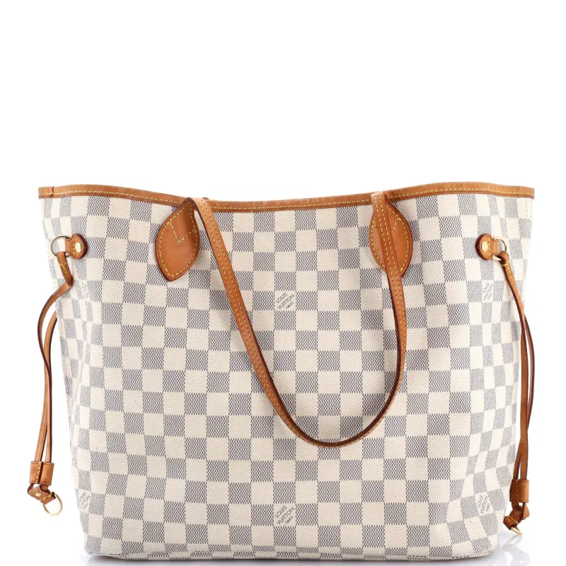Pre-Loved Louis Vuitton Neverfull NM Tote Damier MM sold by Zulily