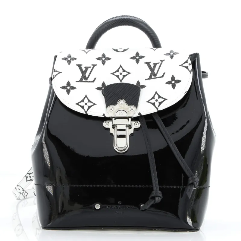Pre-Loved Louis Vuitton Hot Springs Backpack Vernis with Monogram Canvas sold by Zulily