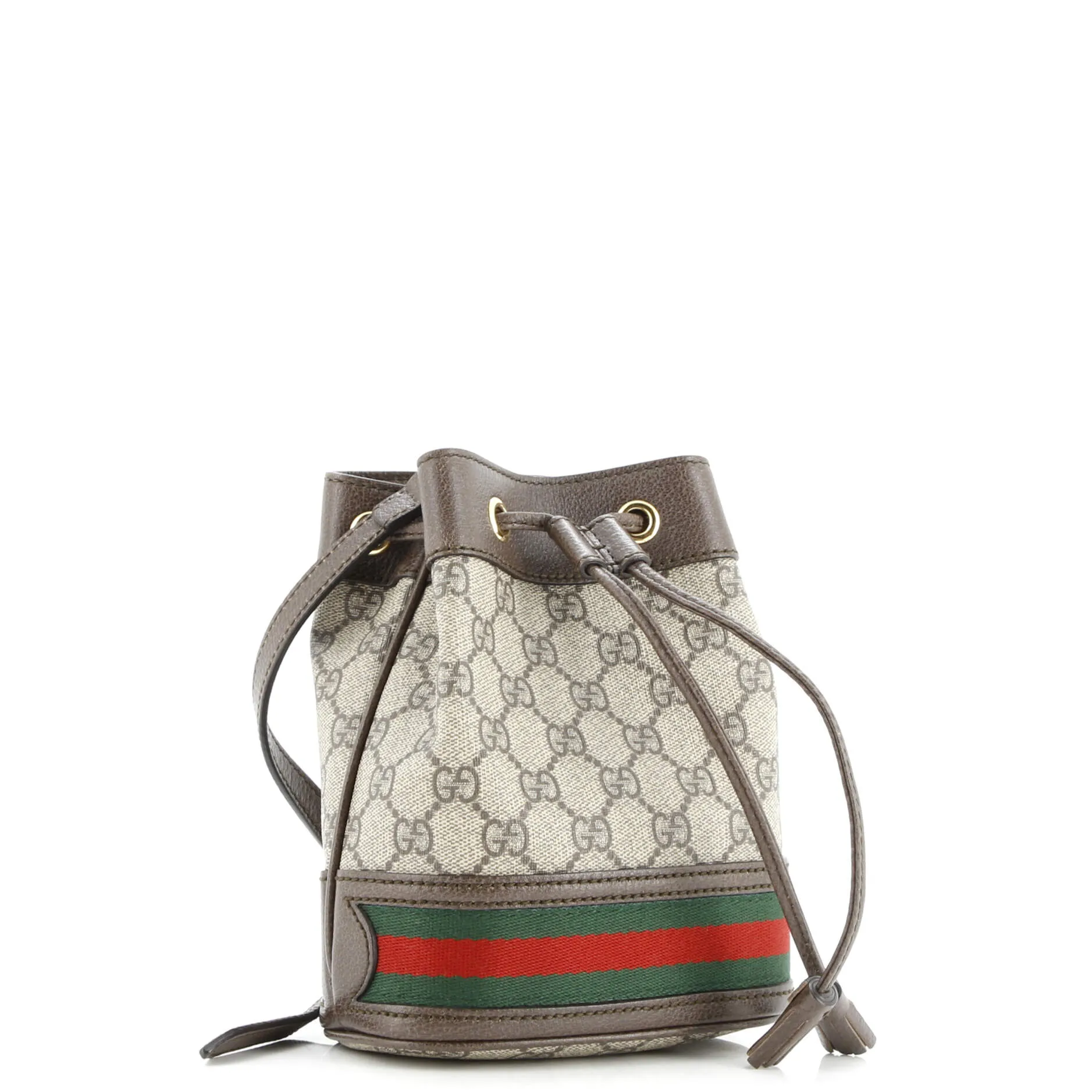 Pre-Loved Gucci Ophidia Bucket Bag GG Coated Canvas Mini sold by Zulily product image thumbnail 2