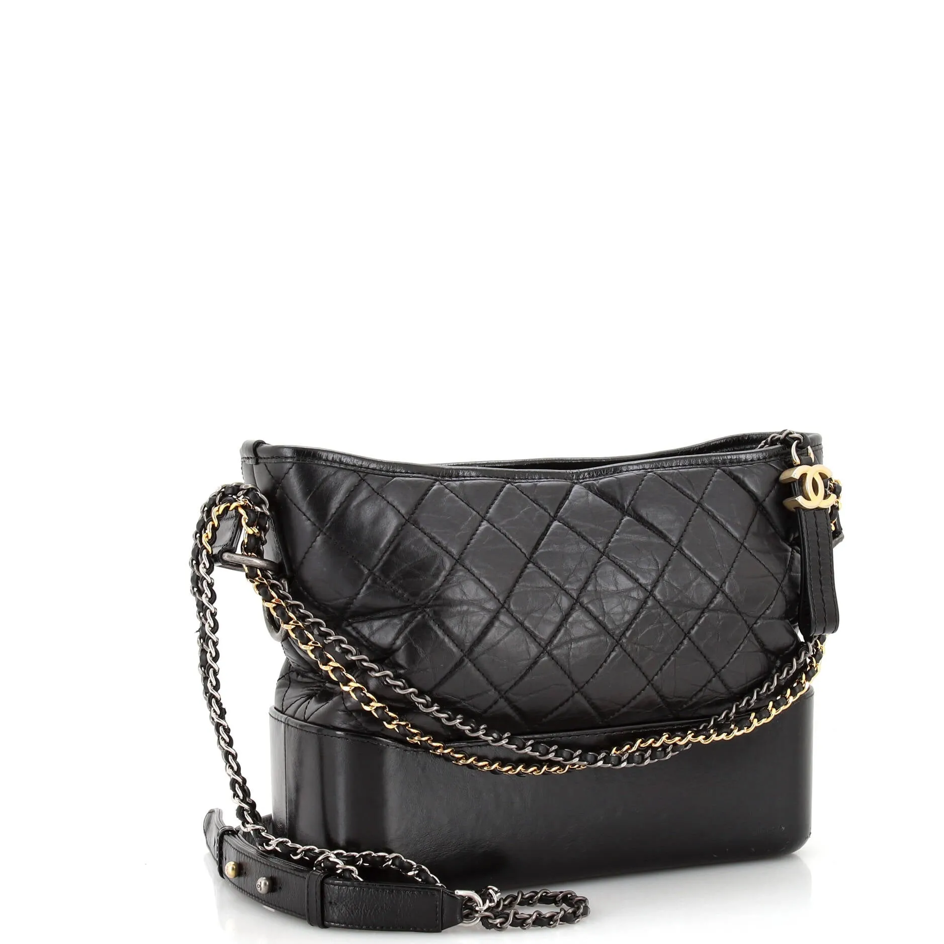 Pre-Loved Chanel Gabrielle Hobo Quilted Aged Calfskin Medium sold by Zulily product image thumbnail 2