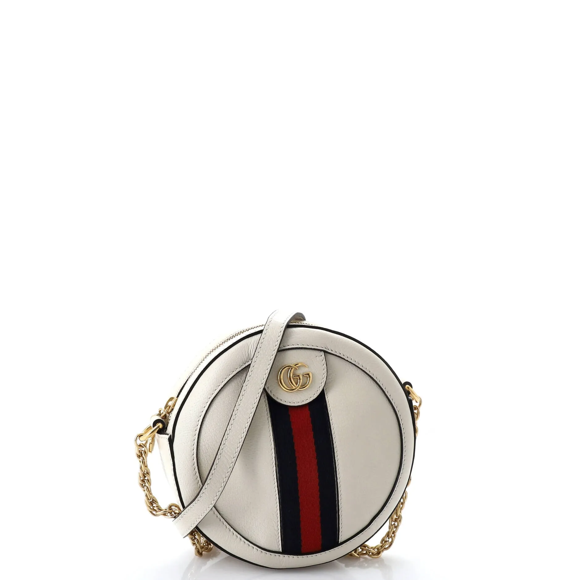 Pre-Loved Gucci Ophidia Round Shoulder Bag Leather Mini sold by Zulily product image thumbnail 2