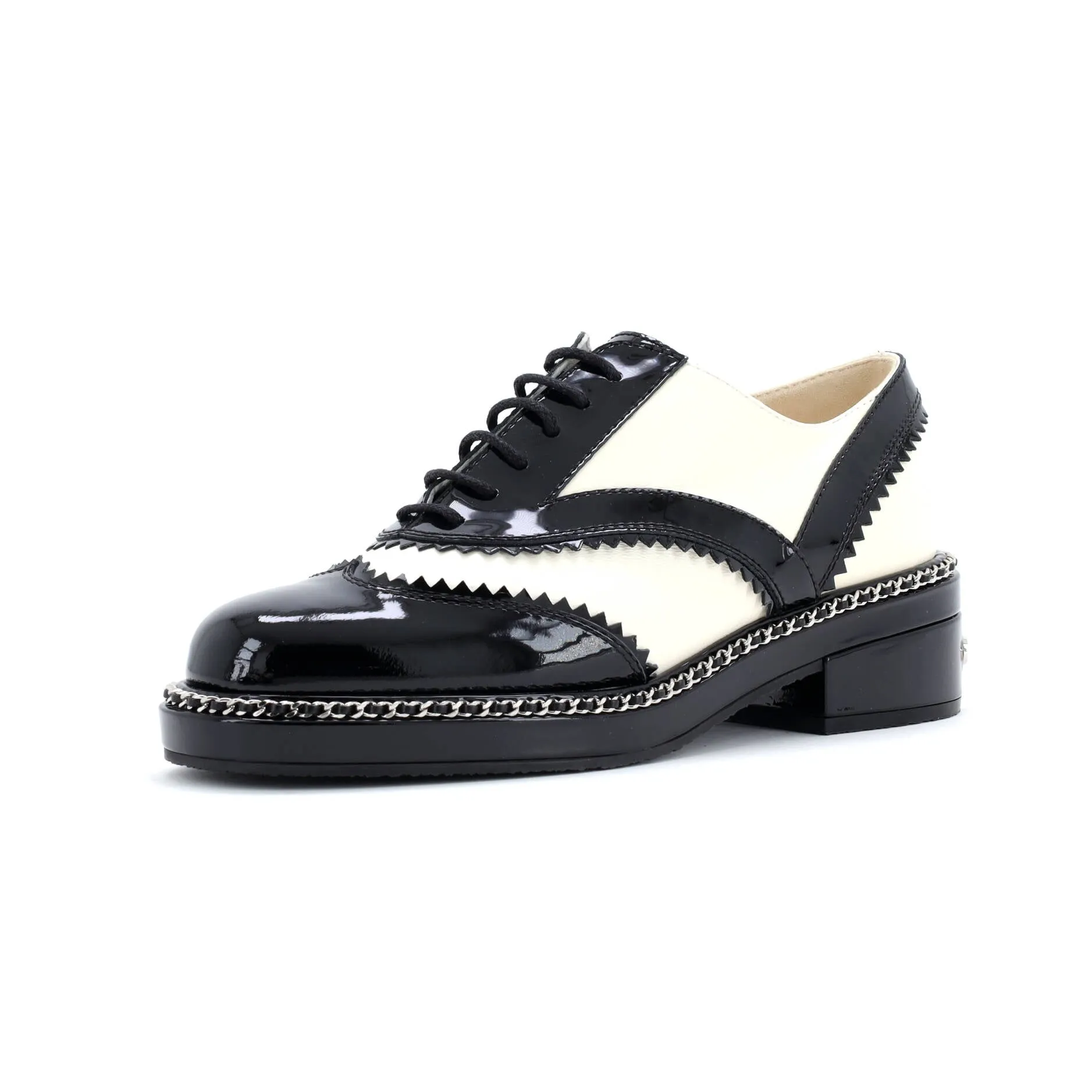 Pre-Loved Chanel Women's CC Chain Around Oxfords Patent and Leather sold by Zulily