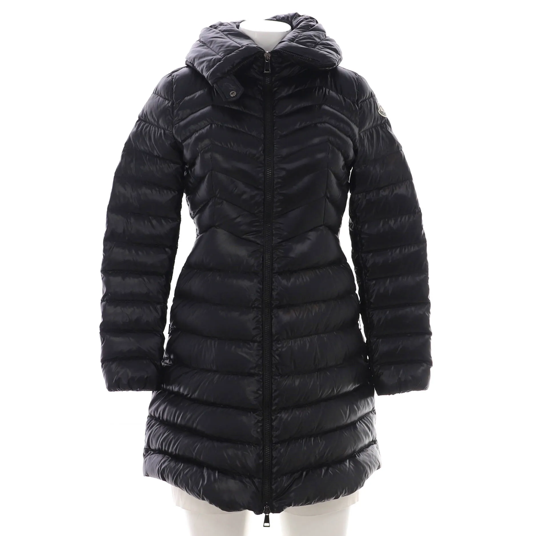 Pre-Loved Moncler Women's Faucon Hooded Puffer Coat Quilted Polyamide with Down sold by Zulily
