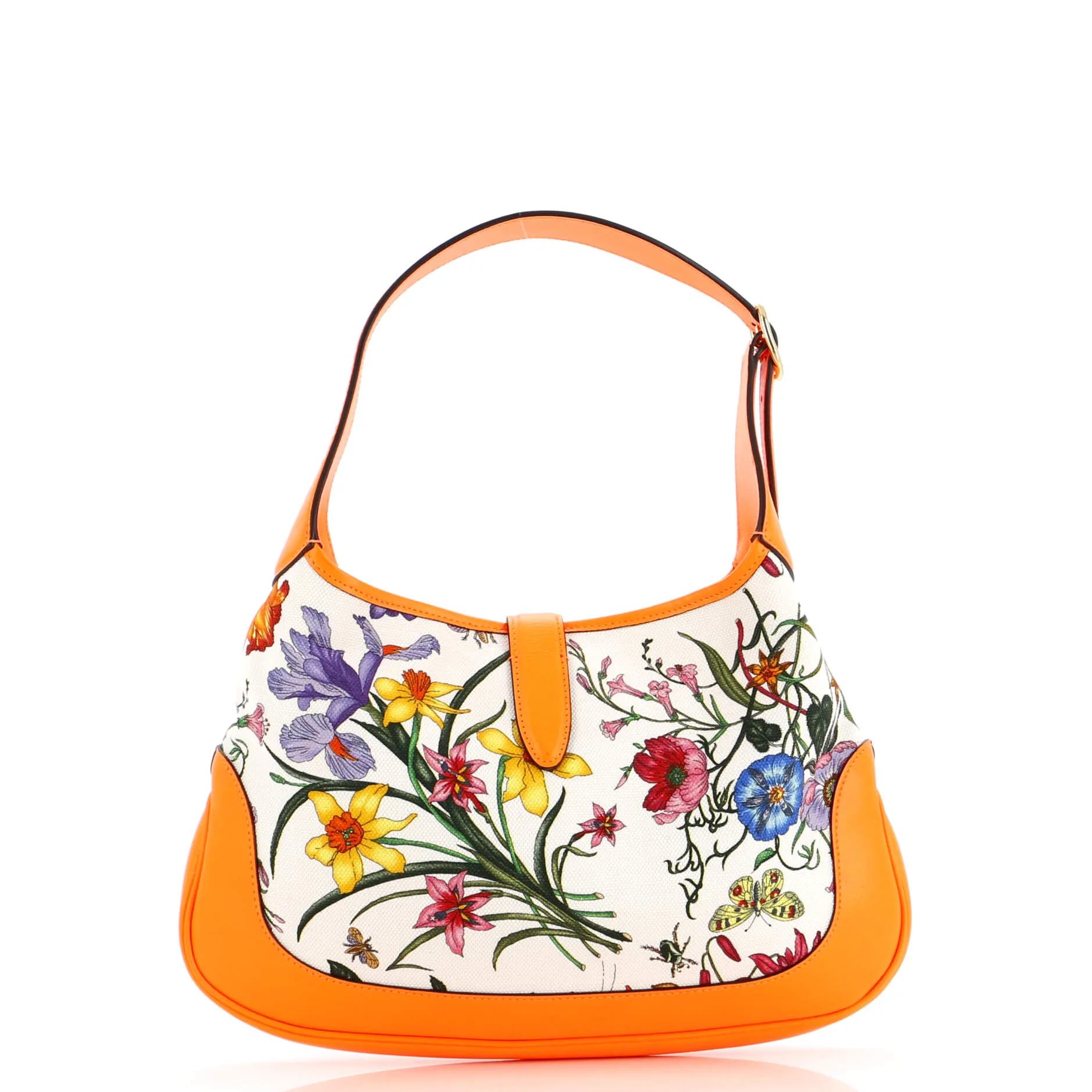 Pre-Loved Gucci Jackie Hobo Flora Canvas with Leather Medium sold by Zulily product image thumbnail 3