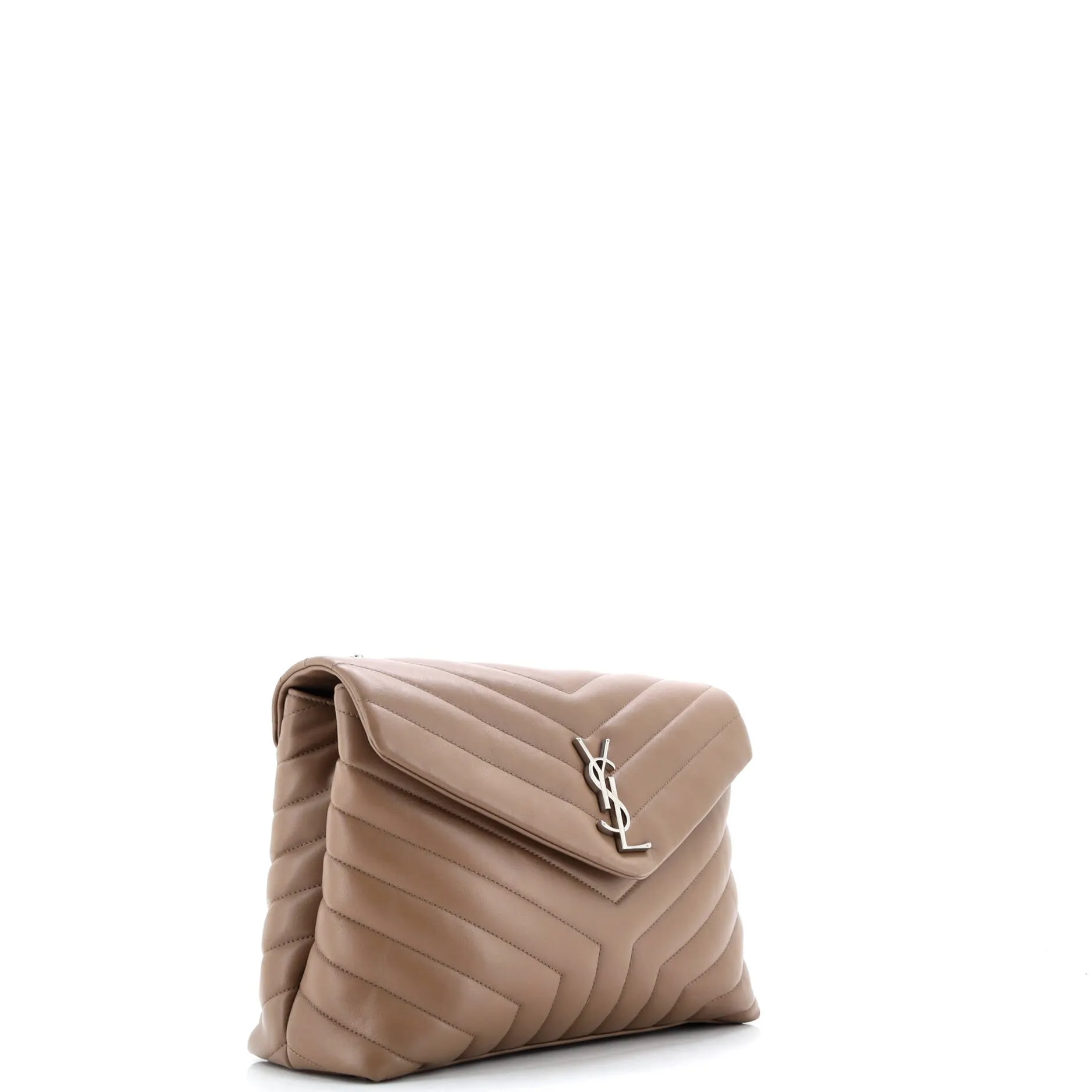 Pre-Loved Saint Laurent Loulou Shoulder Bag Matelasse Chevron Leather Medium sold by Zulily product image thumbnail 2