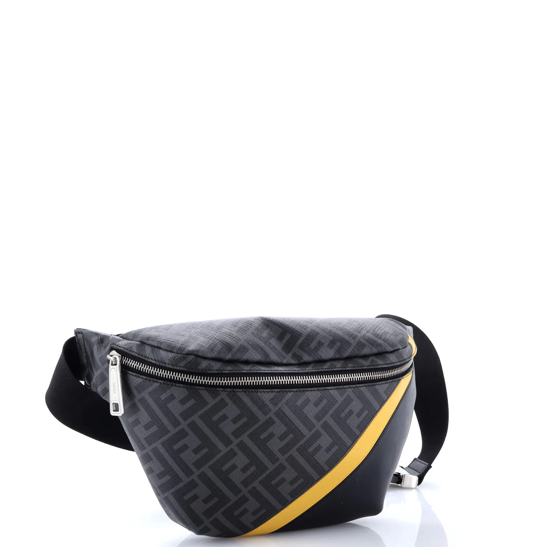 Pre-Loved Fendi Zip Belt Bag Zucca Coated Canvas and Leather sold by Zulily product image thumbnail 2