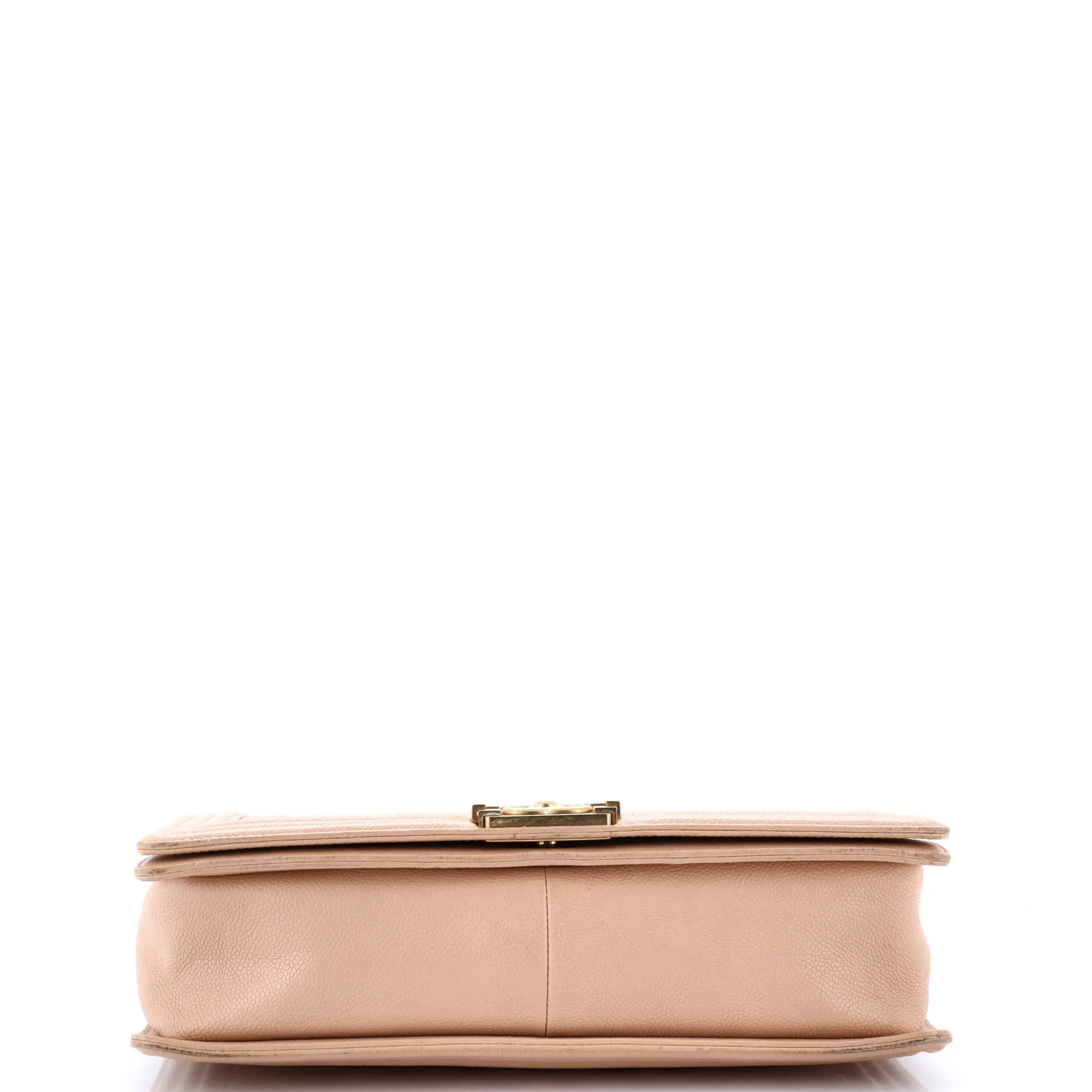 Pre-Loved Chanel Boy Flap Bag Quilted Caviar Large sold by Zulily product image thumbnail 4