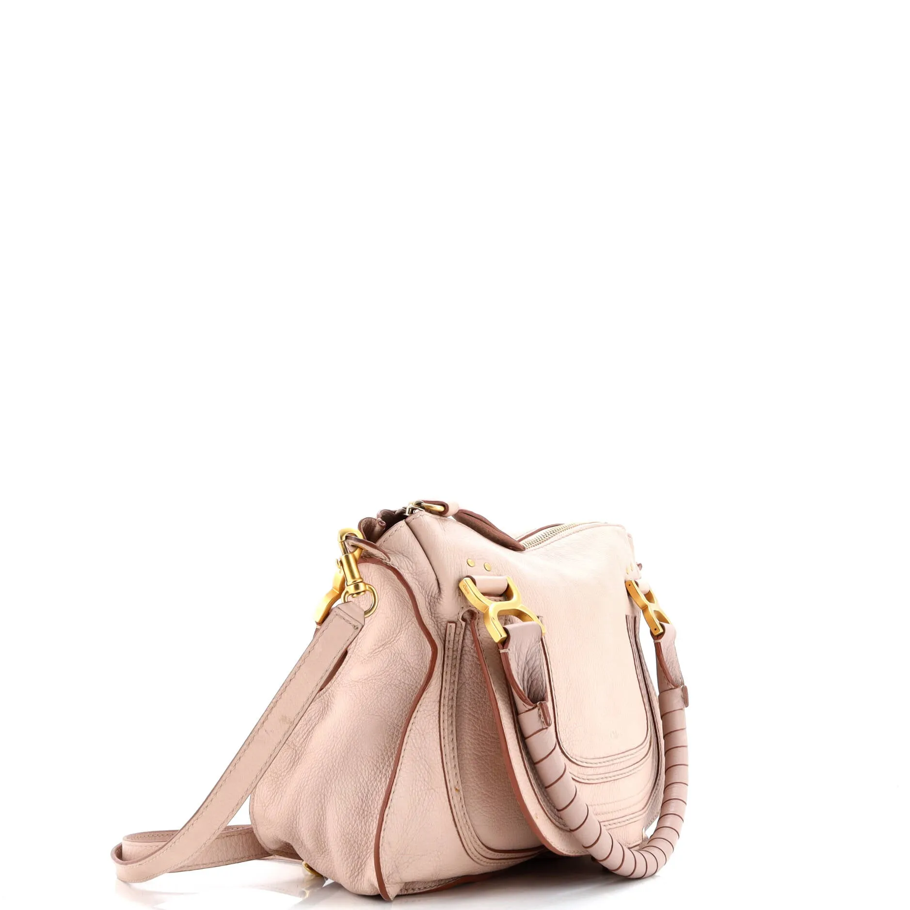 Pre-Loved Chloe Marcie Satchel Leather Medium sold by Zulily product image thumbnail 2