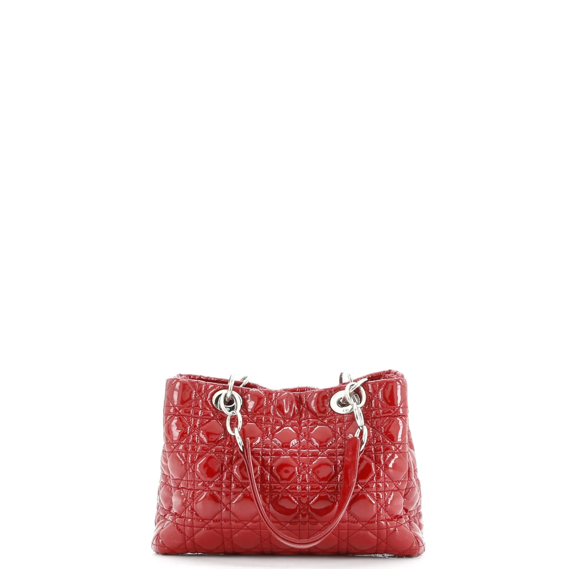 Pre-Loved Christian Dior Soft Shopping Tote Cannage Quilt Patent Small sold by Zulily product image thumbnail 3