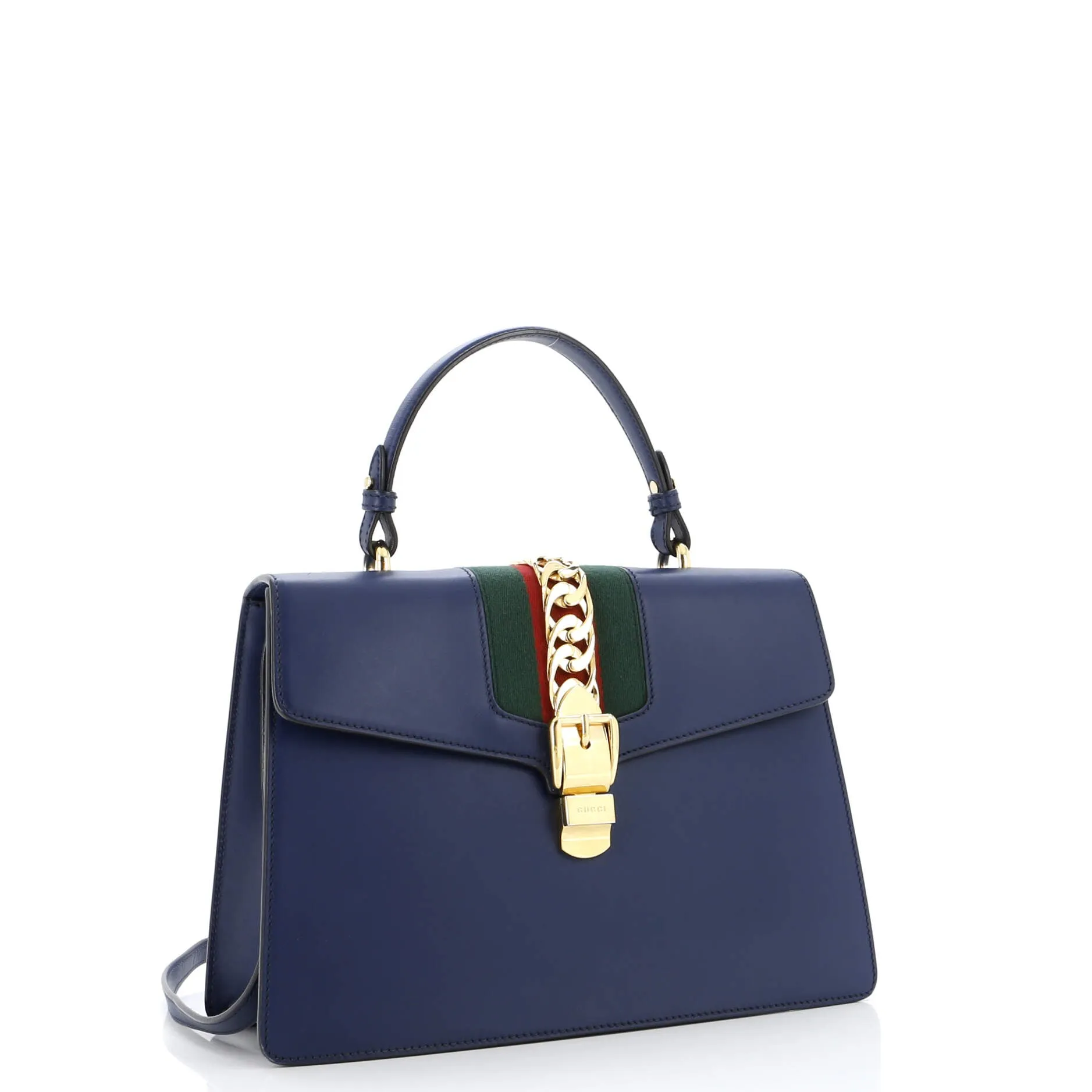 Pre-Loved Gucci Sylvie Top Handle Bag Leather Medium sold by Zulily product image thumbnail 2