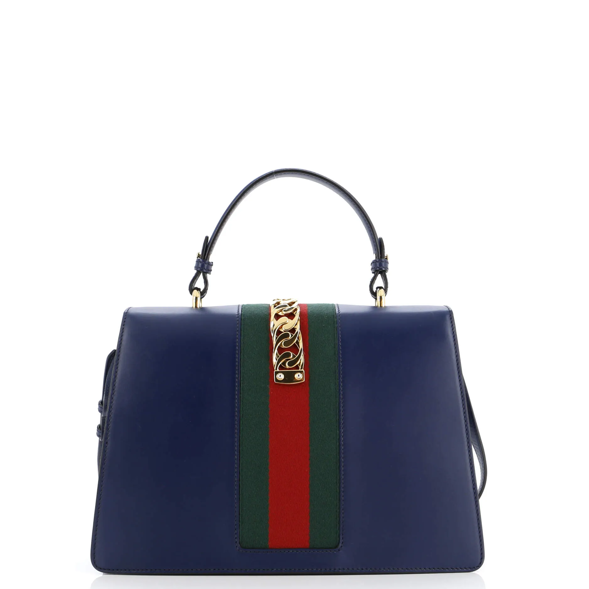 Pre-Loved Gucci Sylvie Top Handle Bag Leather Medium sold by Zulily product image thumbnail 3