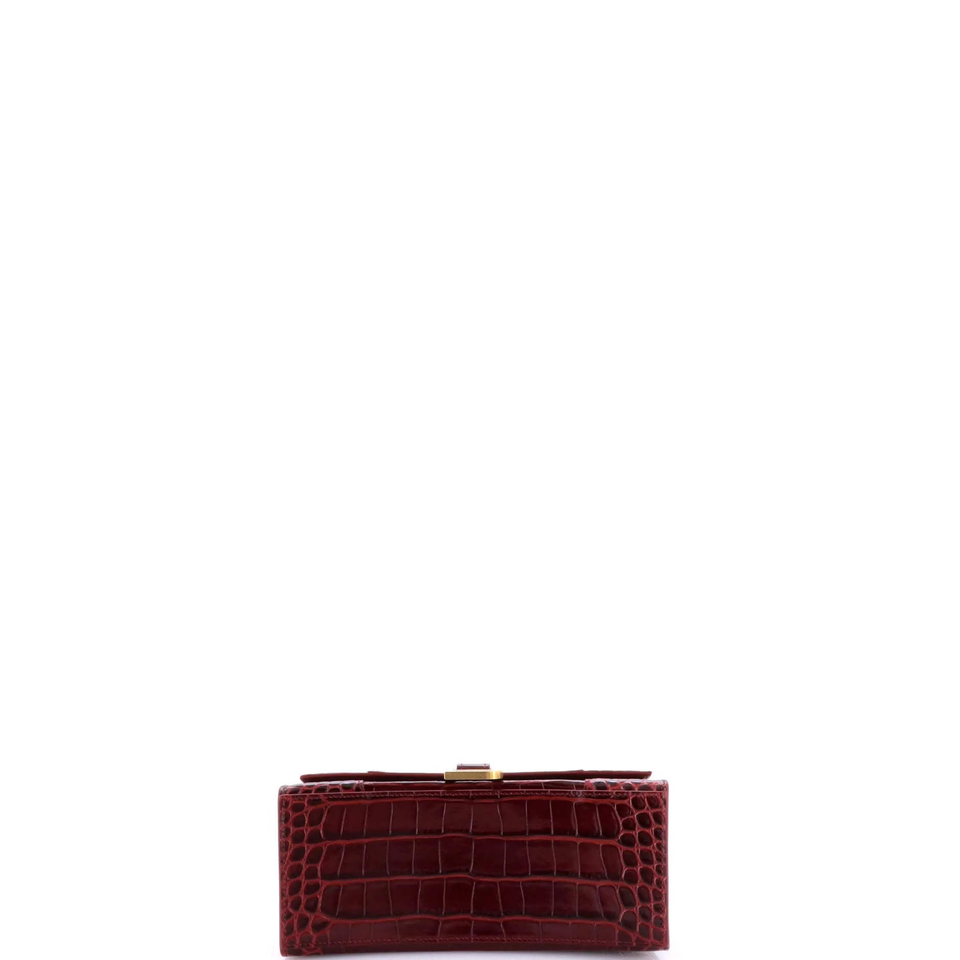 Pre-Loved Balenciaga Hourglass Top Handle Bag Crocodile Embossed Leather Small sold by Zulily product image thumbnail 4