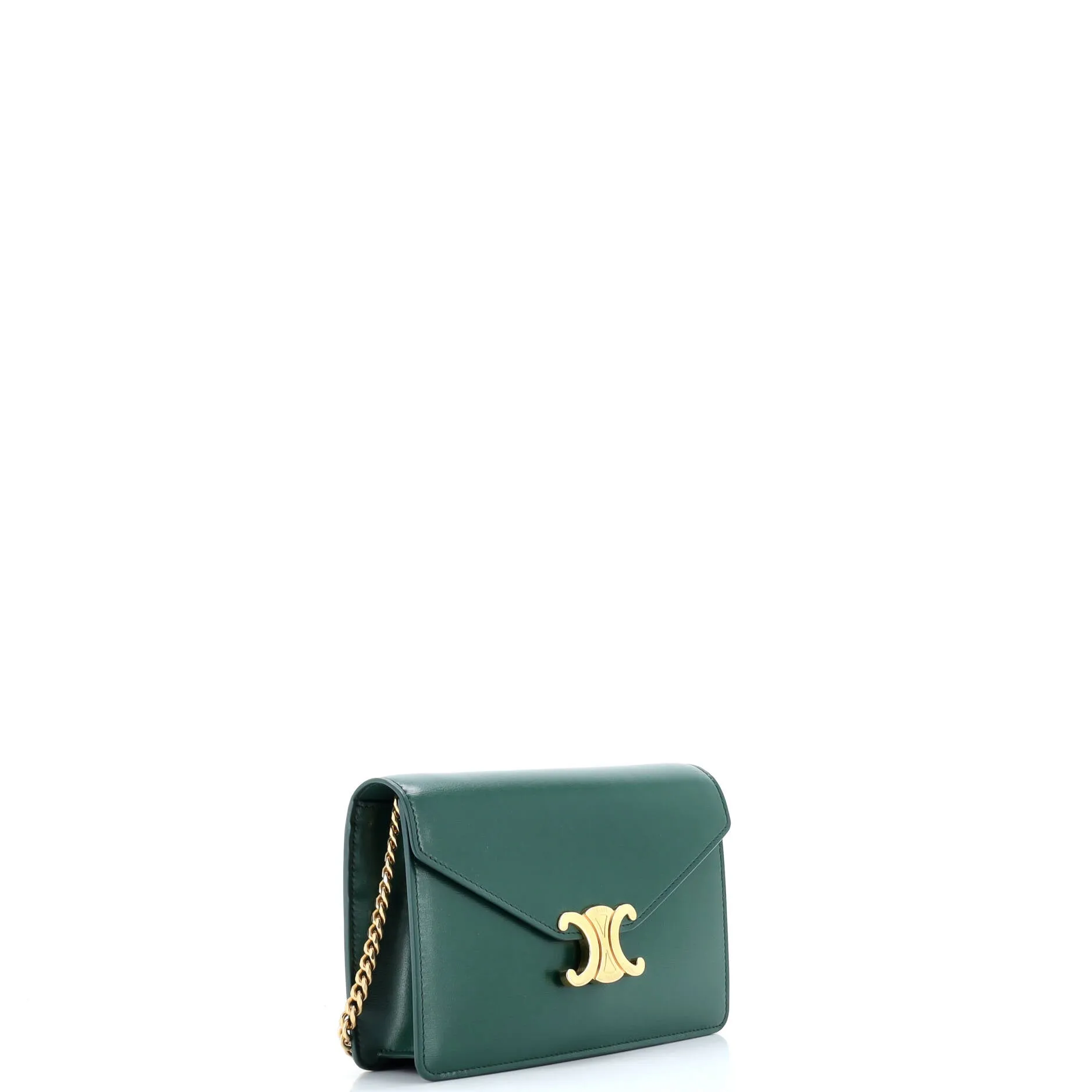 Pre-Loved Celine Margo Triomphe Wallet on Chain Leather sold by Zulily product image thumbnail 2