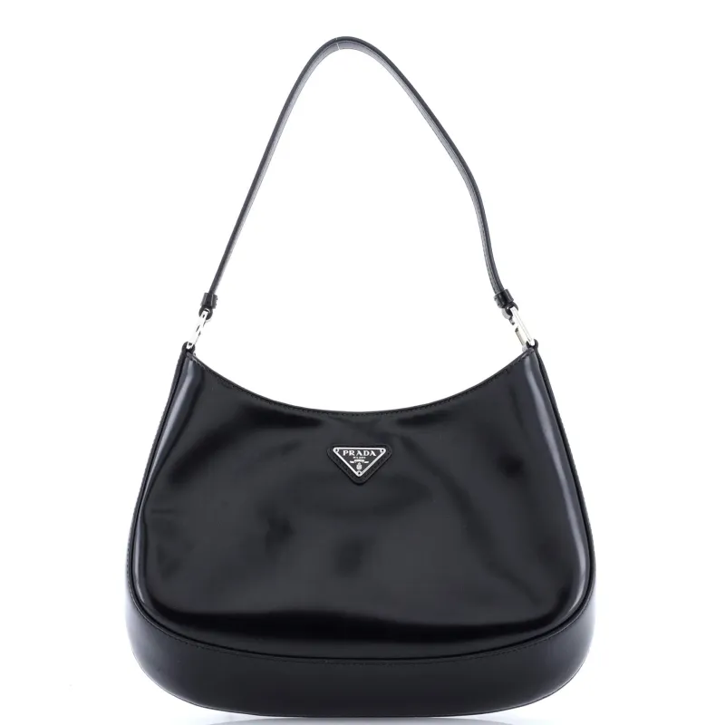 Pre-Loved Prada Cleo Shoulder Bag Spazzolato Leather Medium sold by Zulily